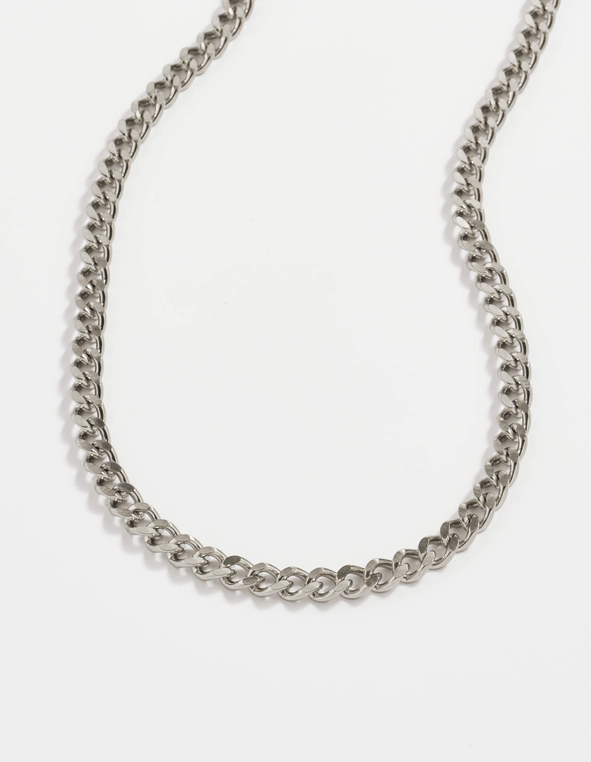 Stainless Steel Thick Curbed Link Neck Chain