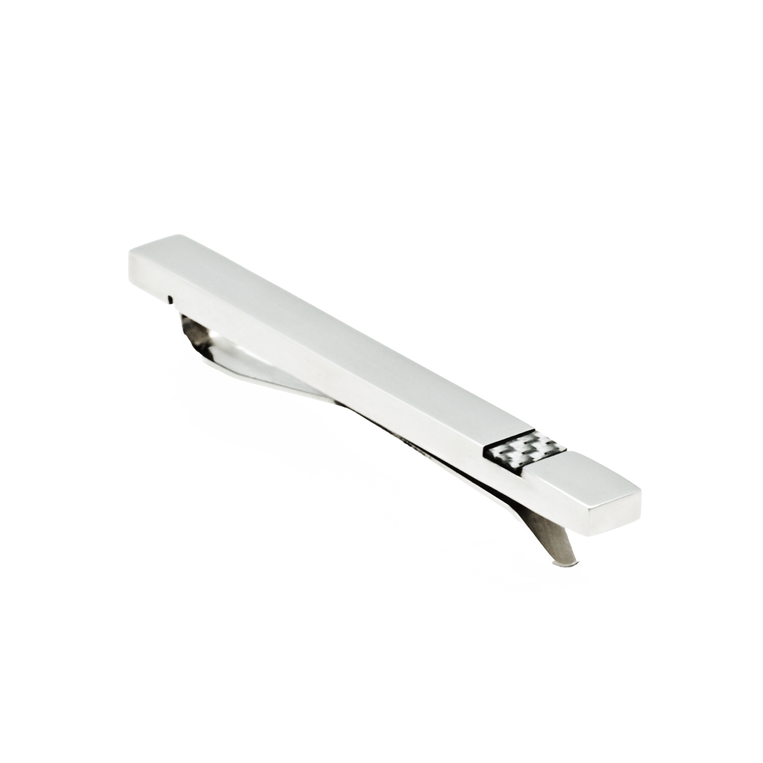 Polished Stainless Steel Tie Slide with Fibreglass inlay