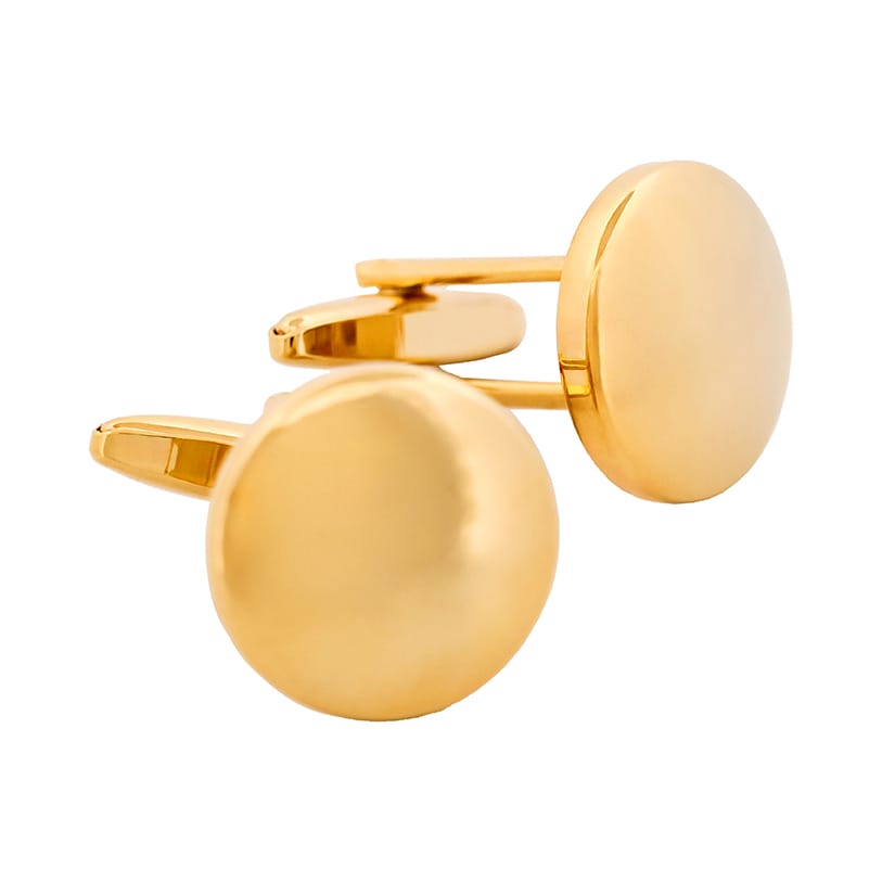Gold Plated Military Cufflinks