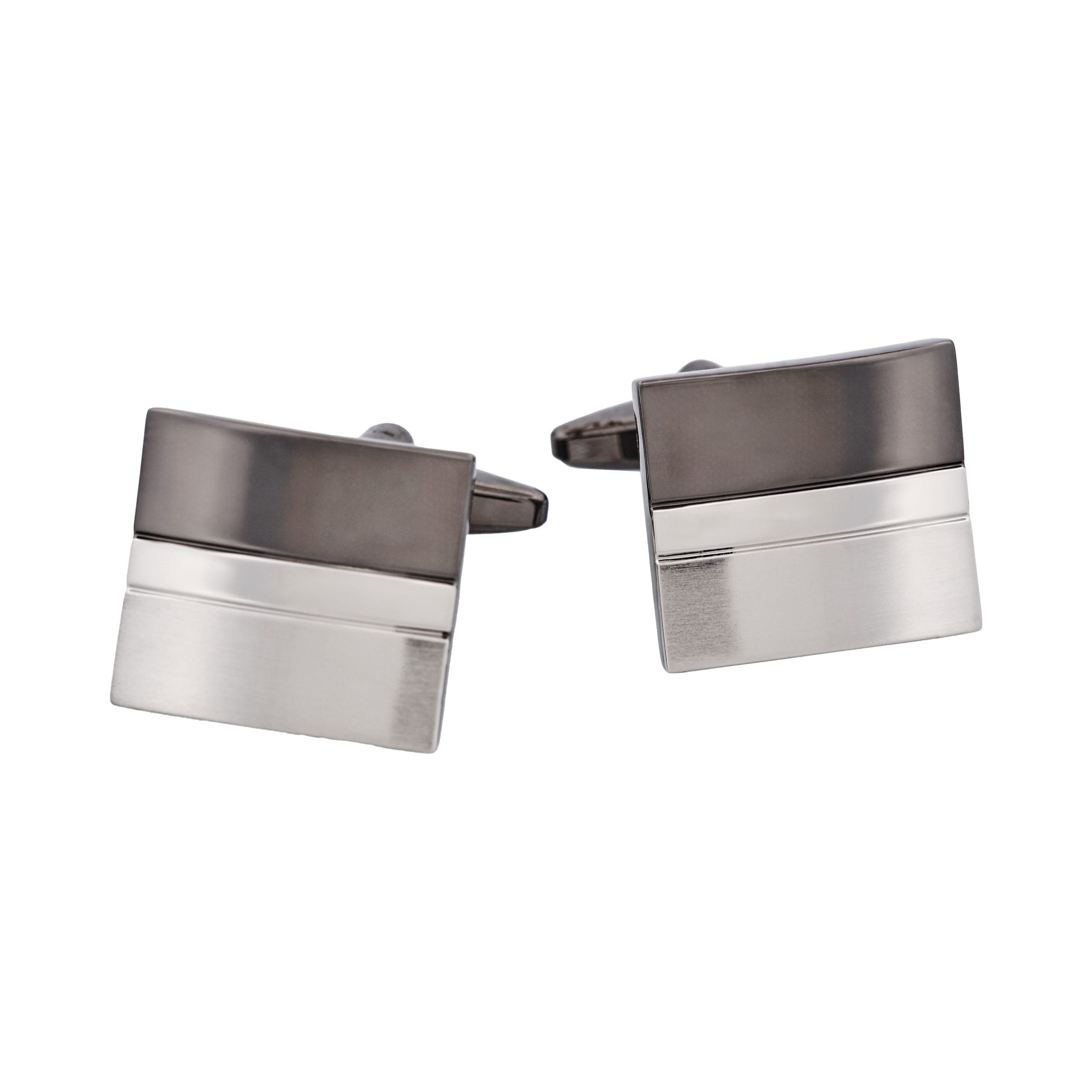 Gun Metal/Rhodium plated Cufflinks