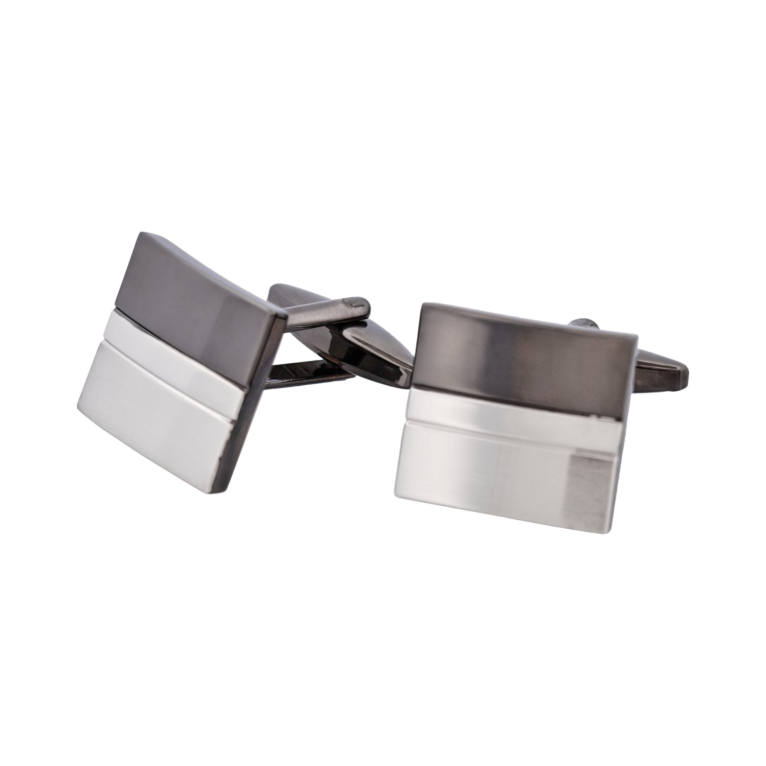 Gun Metal/Rhodium plated Cufflinks