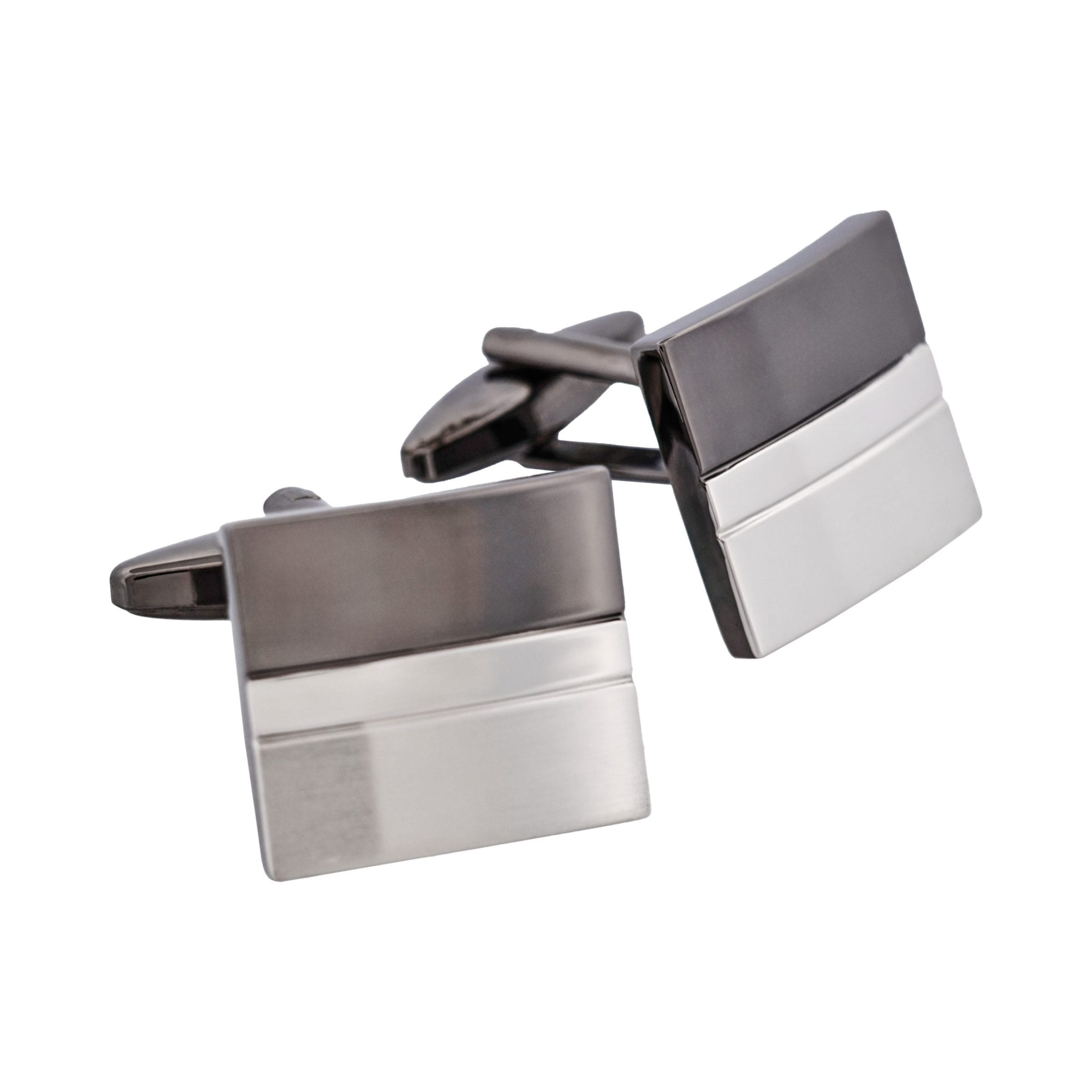 Gun Metal/Rhodium plated Cufflinks