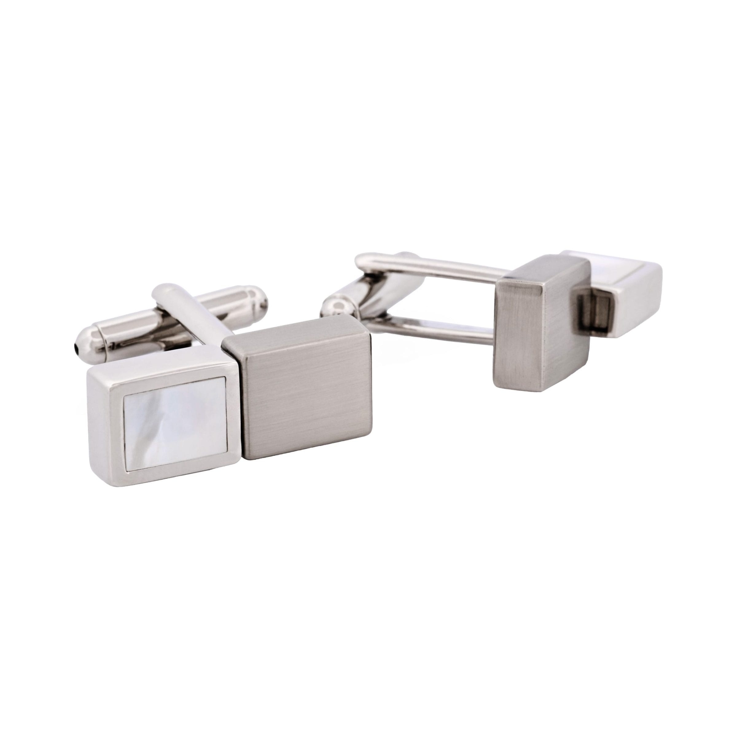 Mother Of Pearl Twist Cufflinks