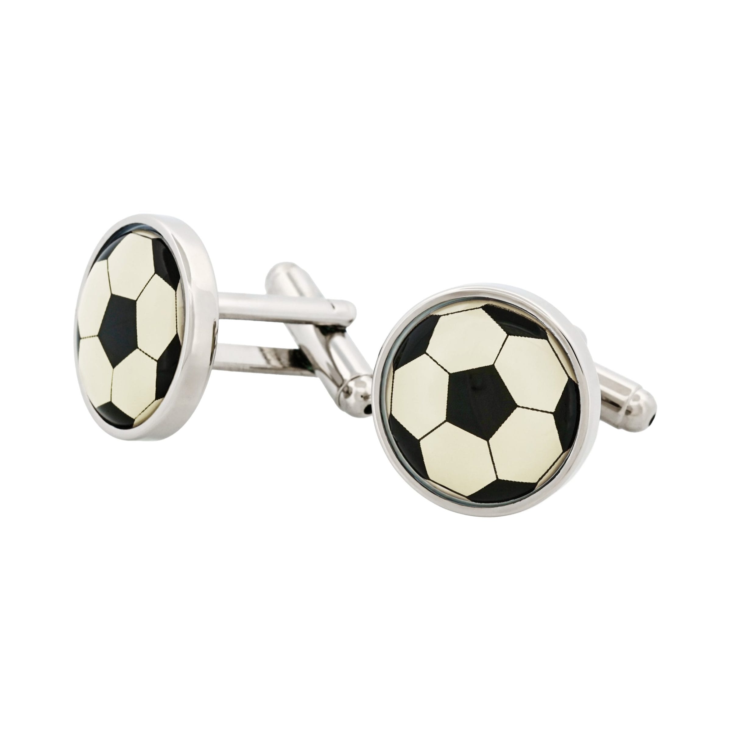Soccer Ball Resin Cufflinks