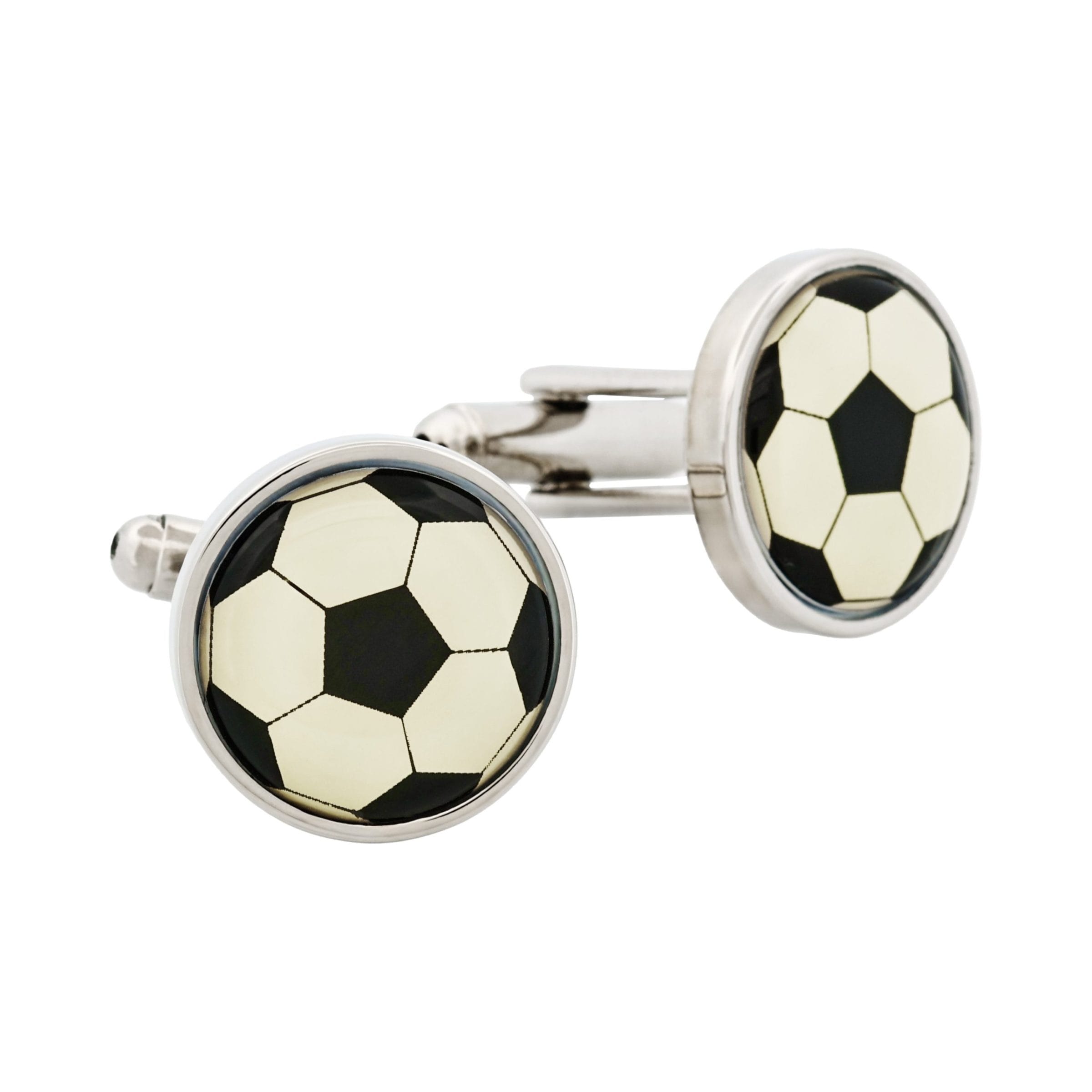 Soccer Ball Resin Cufflinks