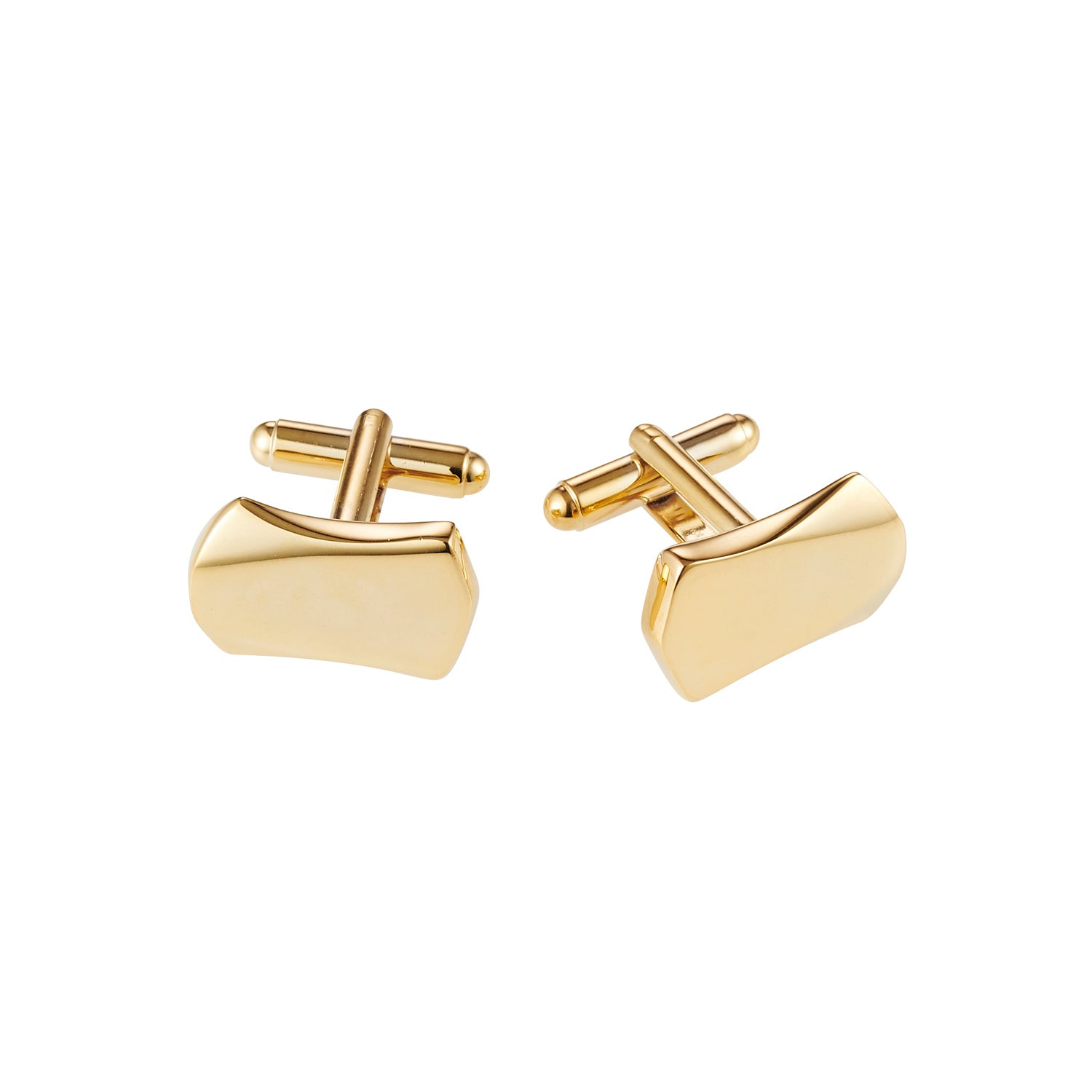 Polished Gold Plated Cufflinks