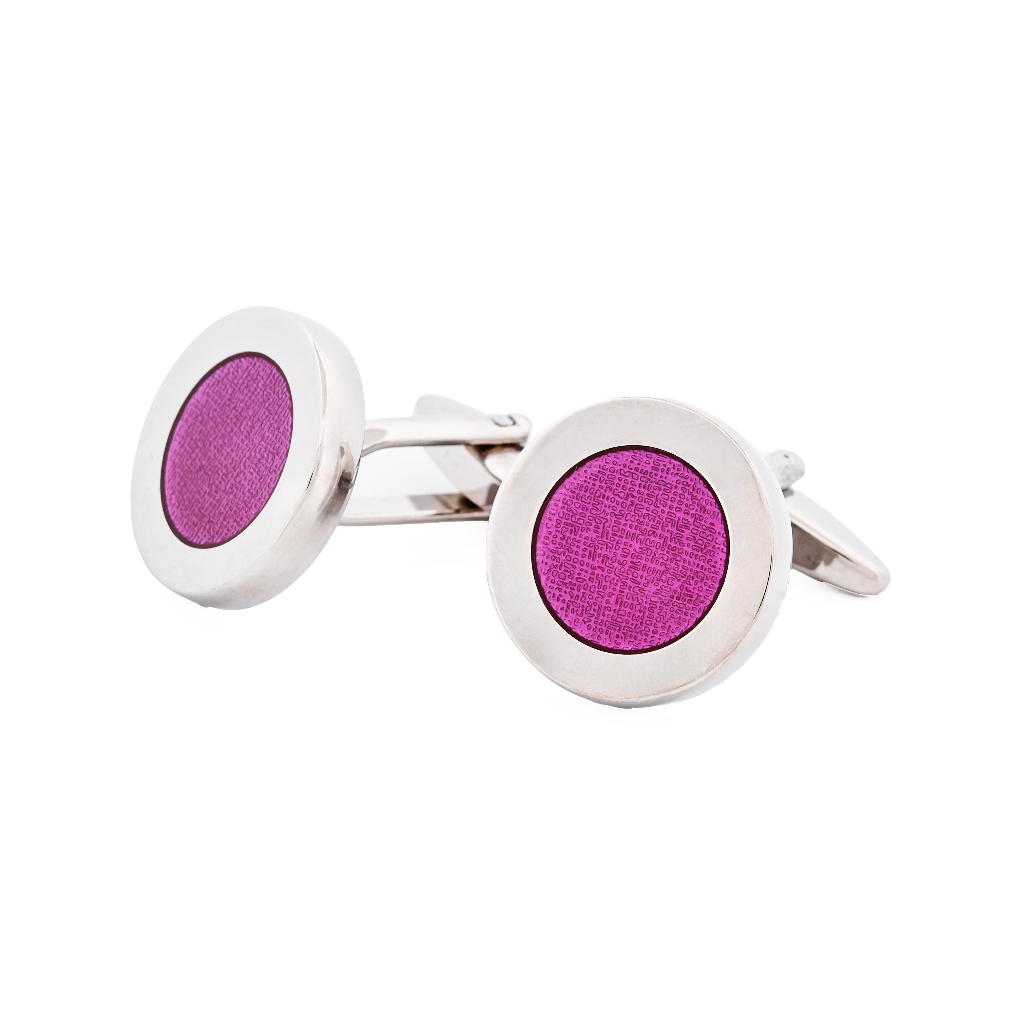 Dark Purple Enamel Cufflinks