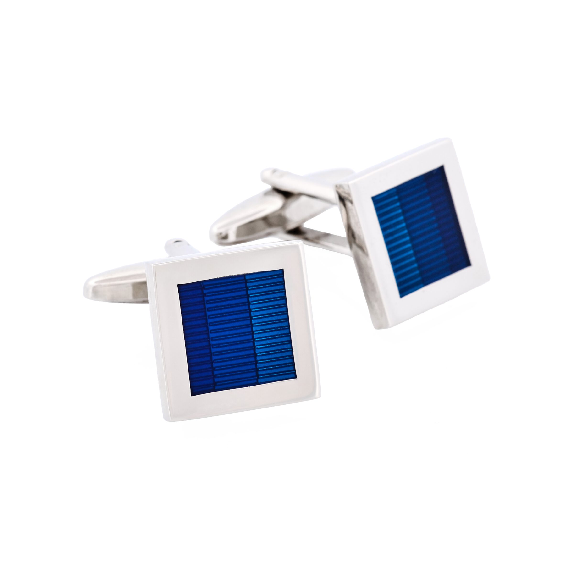 3 Tone Blue resin Cufflinks