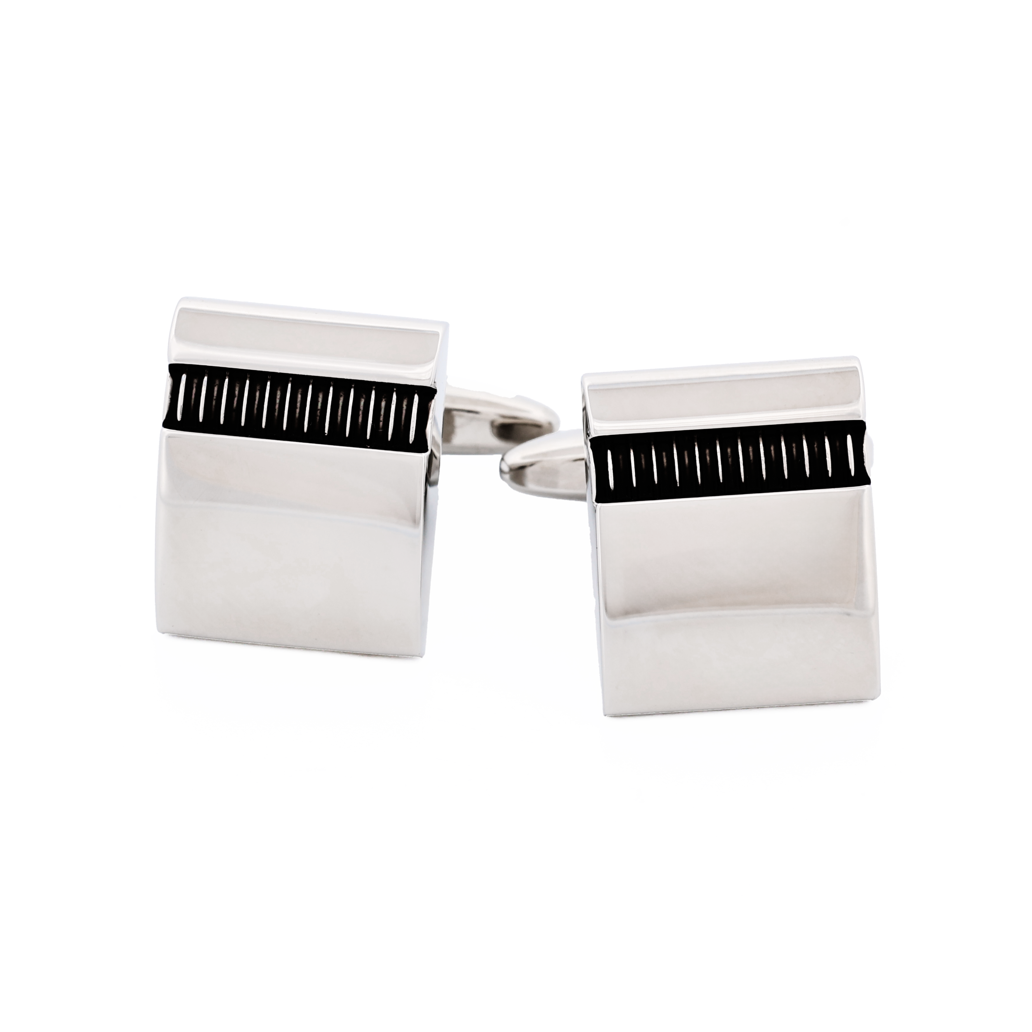 Rhodium Grey Cufflinks