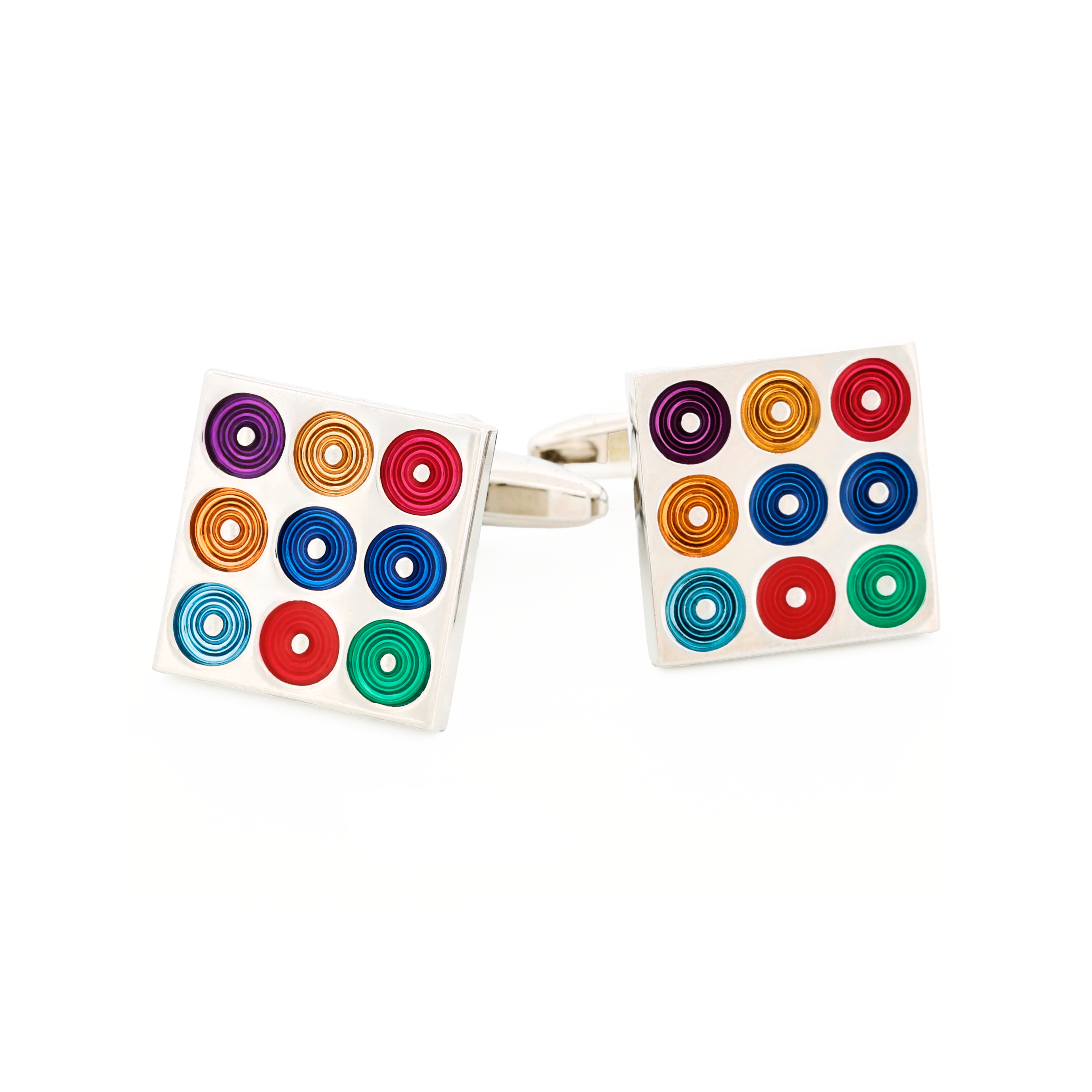 Multi Coloured Cufflinks