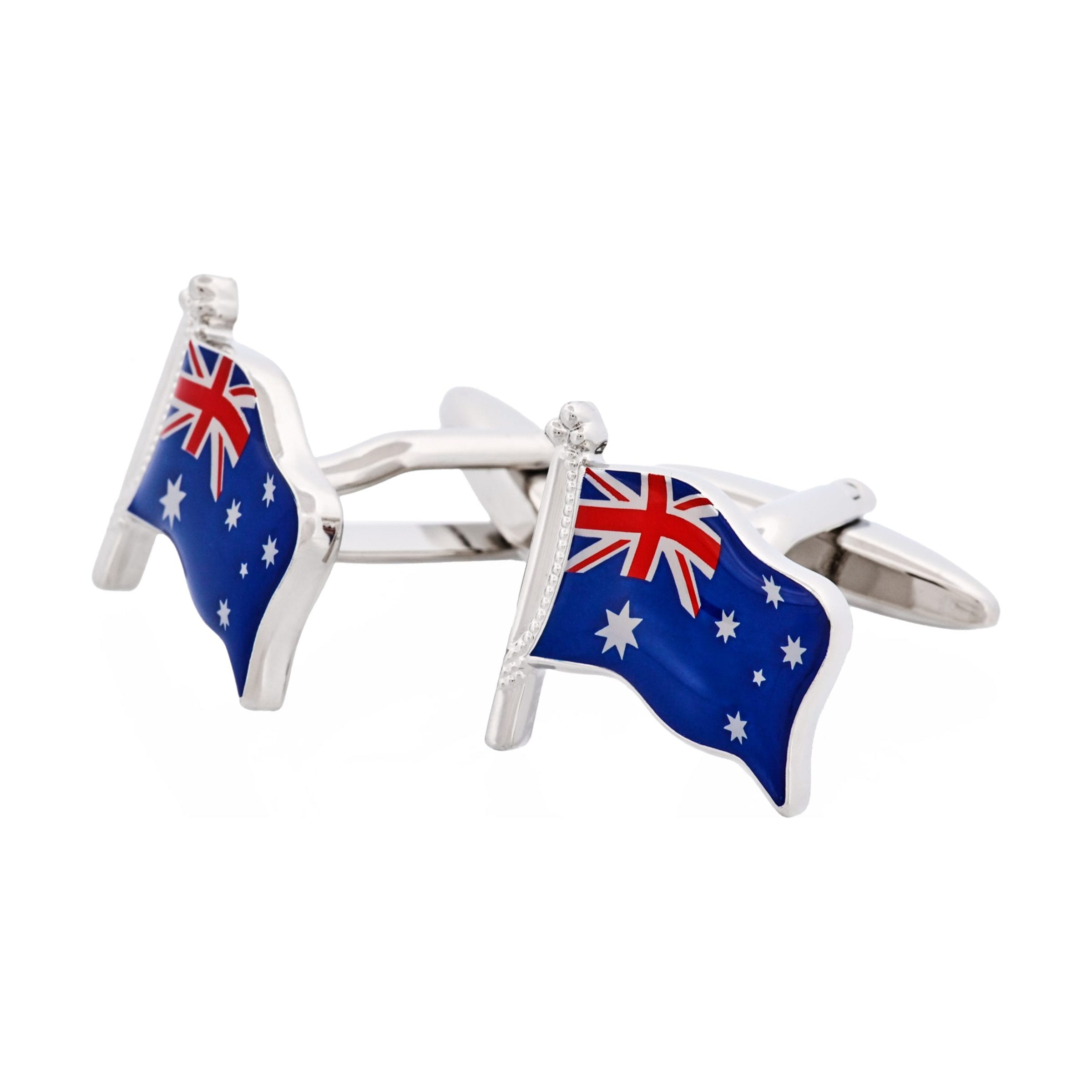 Australian Flag Wave Cufflinks