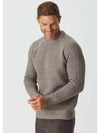 Merino Moss Stitch Crew-2175Mo