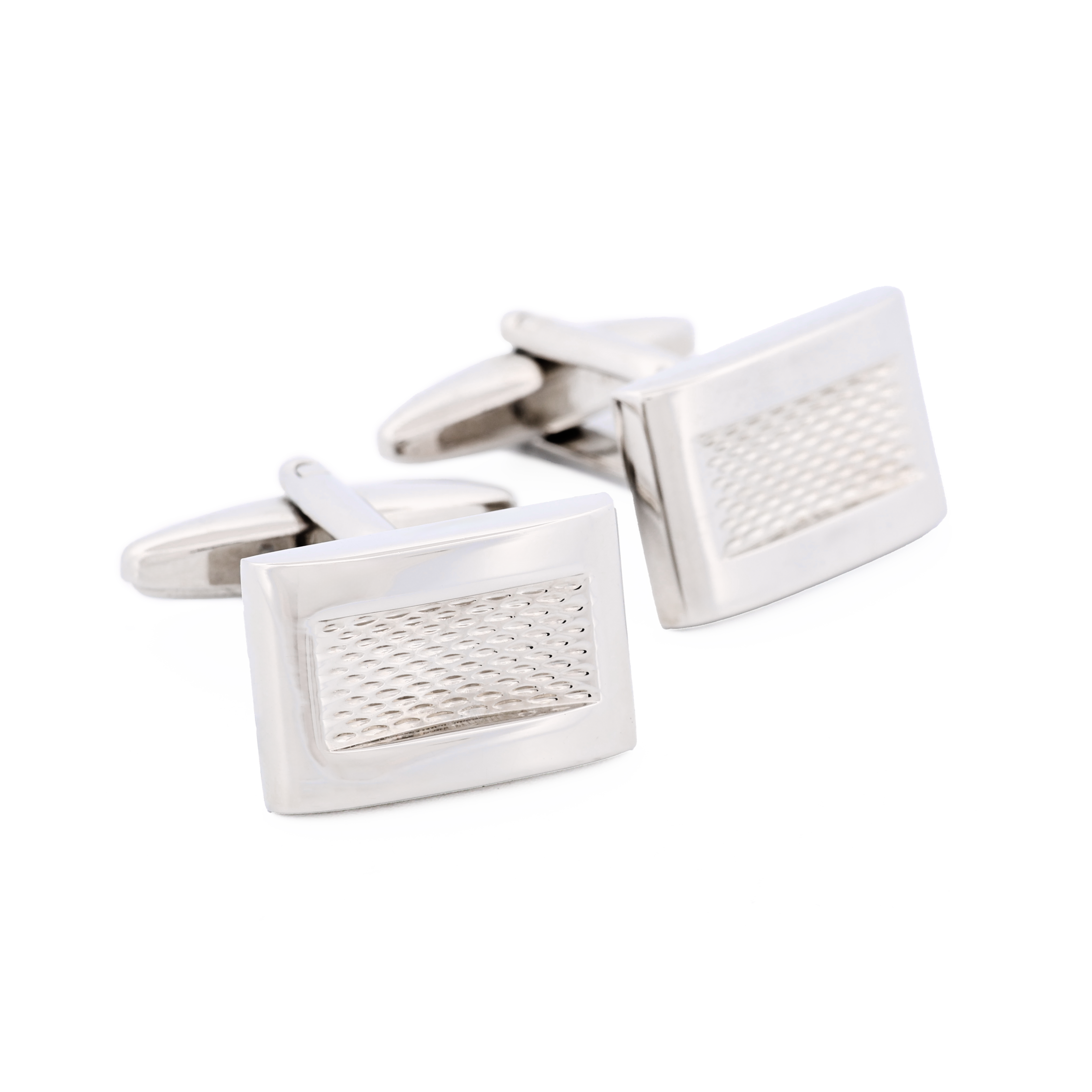 Rhodium Plated Cufflinks