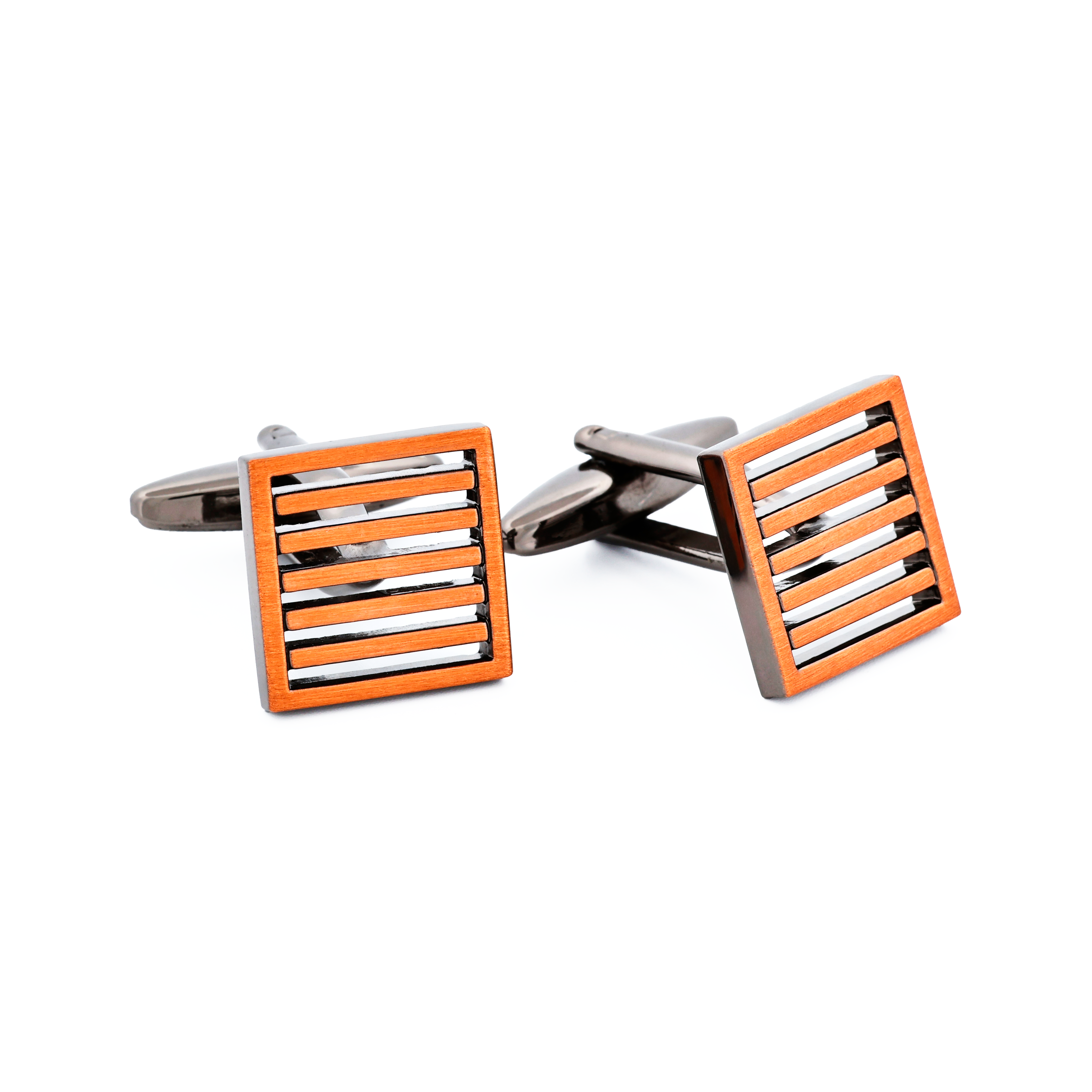 Burnish Copper Plated Cufflinks