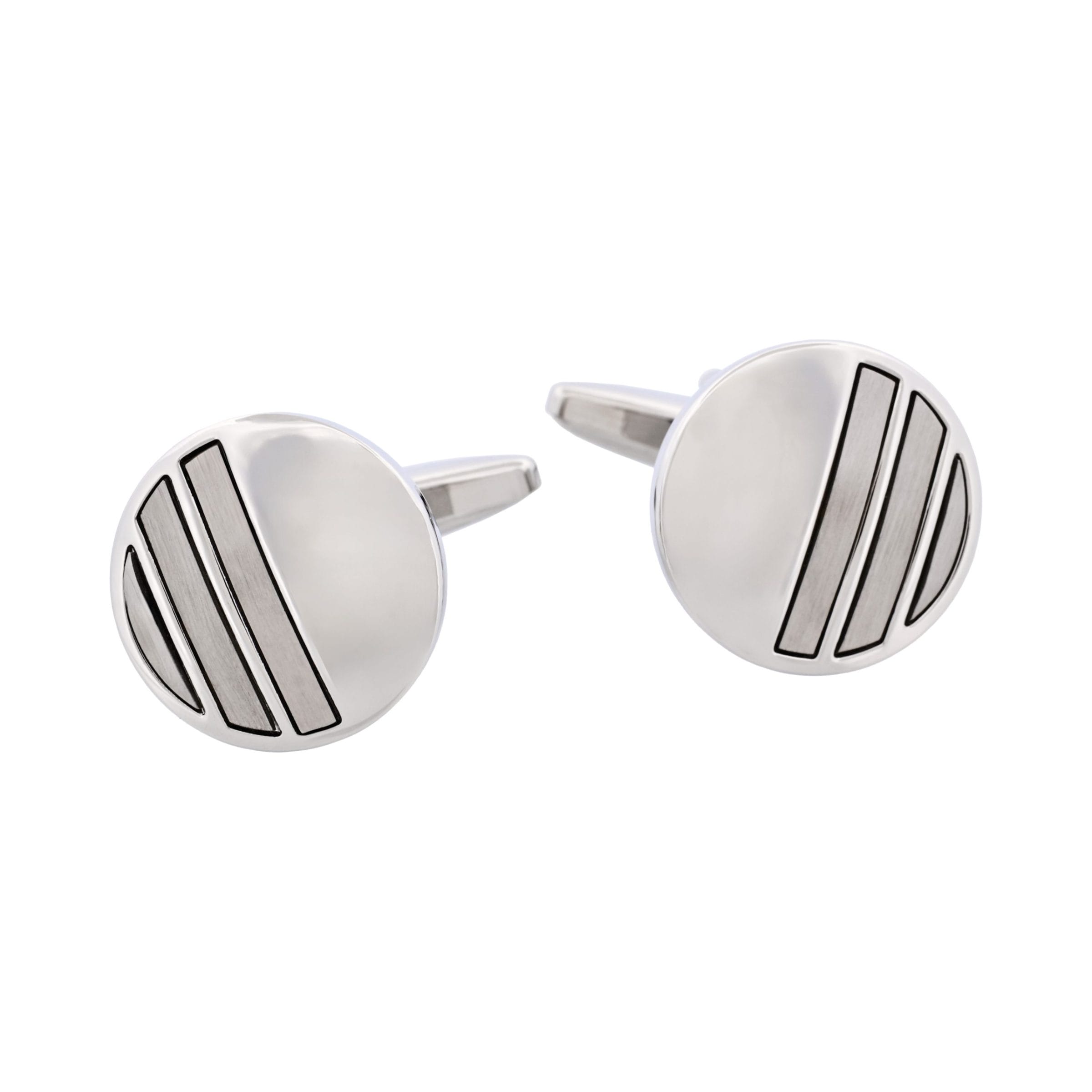 Rhodium Plated Cufflinks