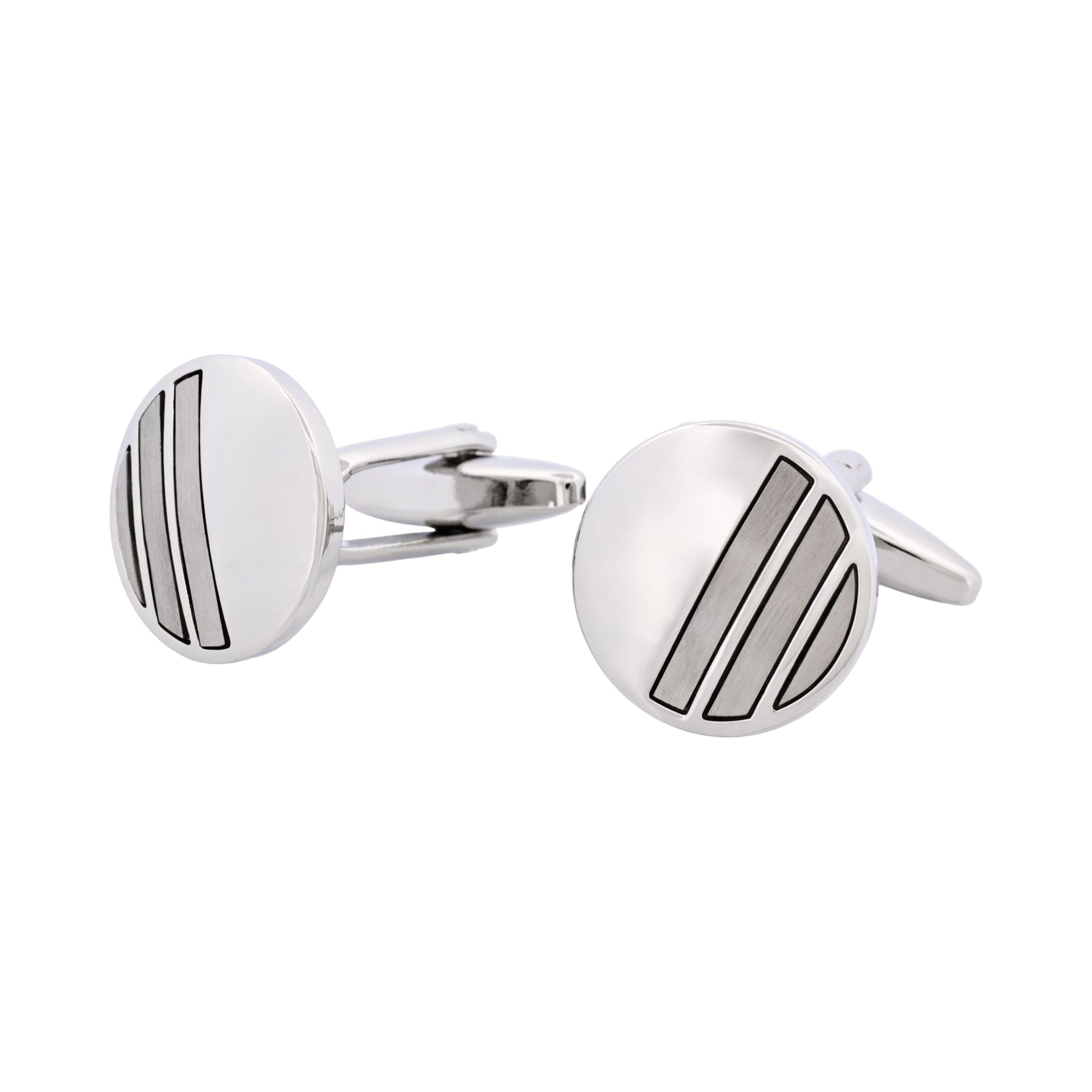 Rhodium Plated Cufflinks
