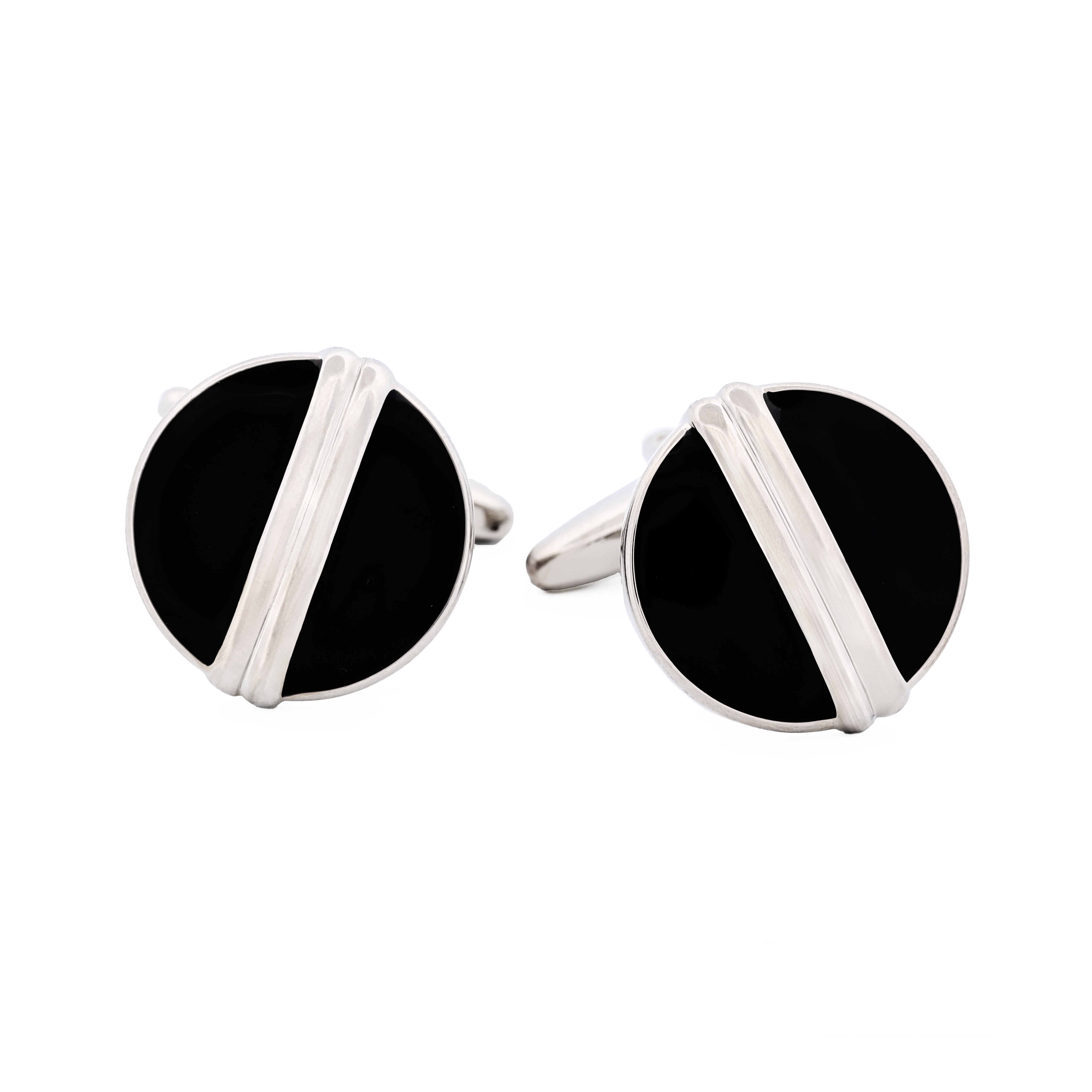 Rhodium Black Cufflinks