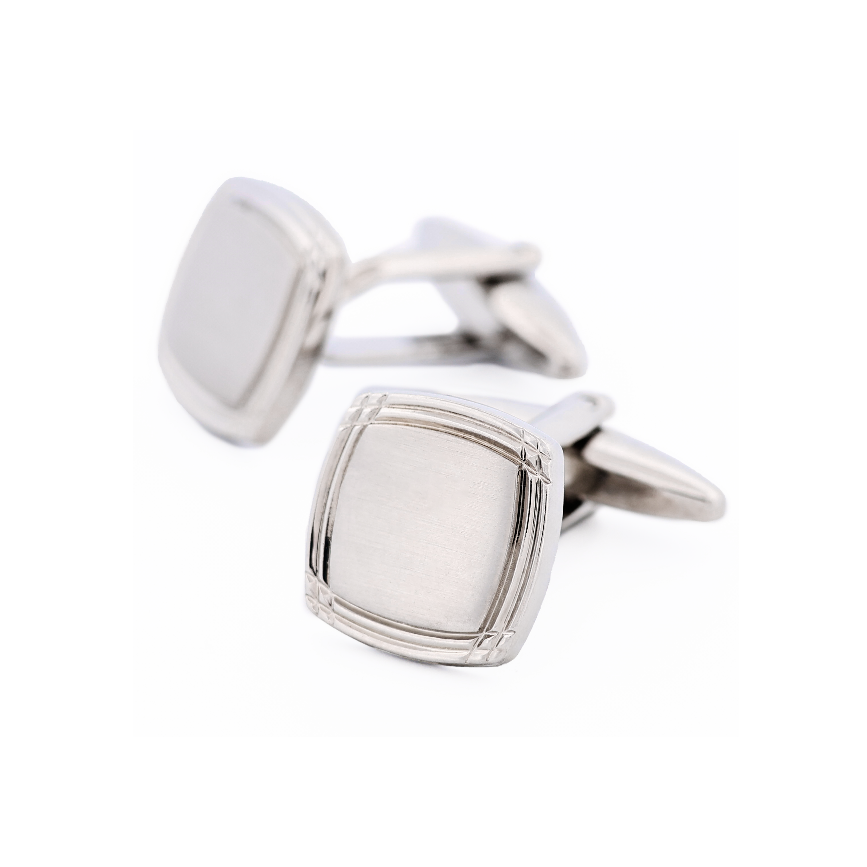 Rhodium Plated Cufflinks