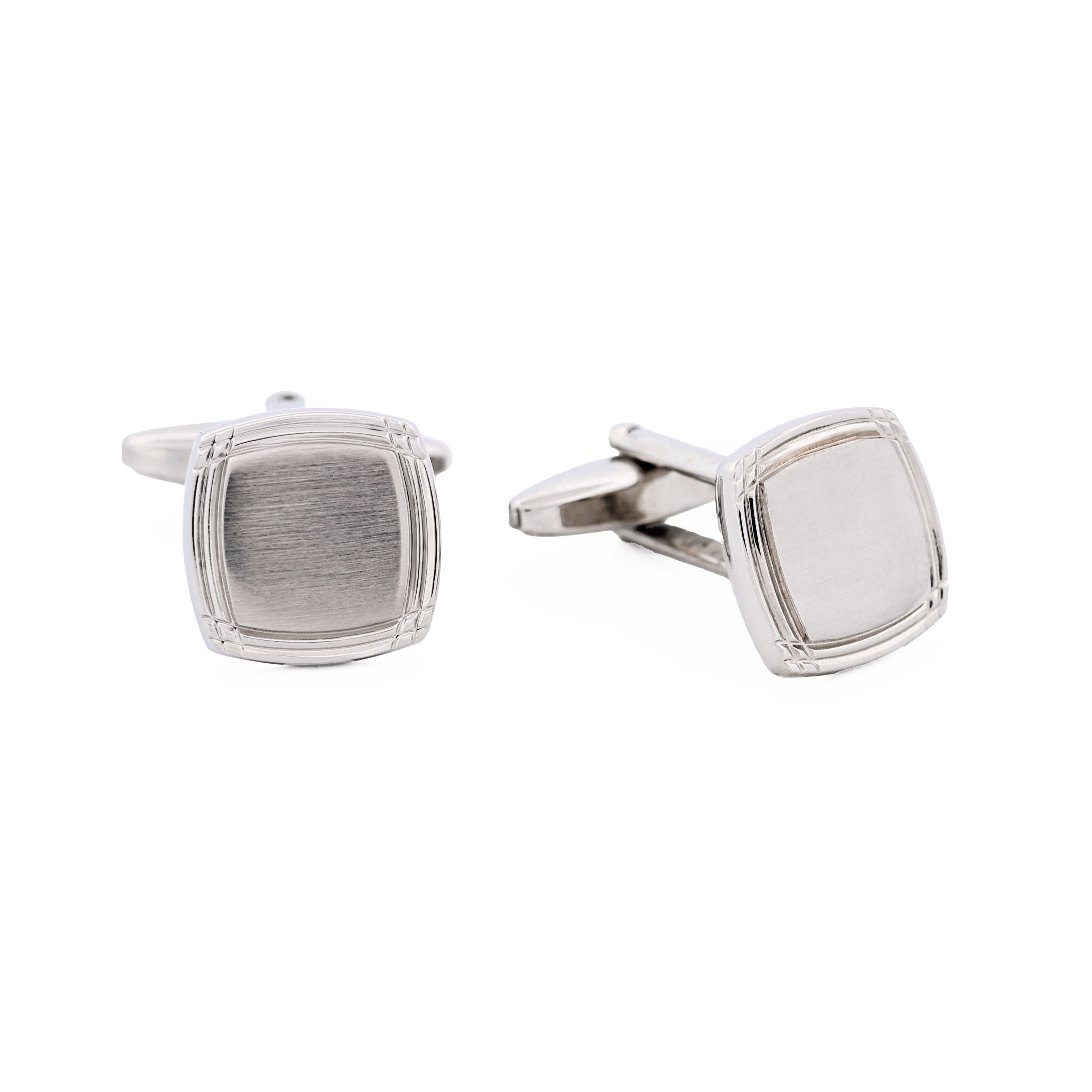 Rhodium Plated Cufflinks