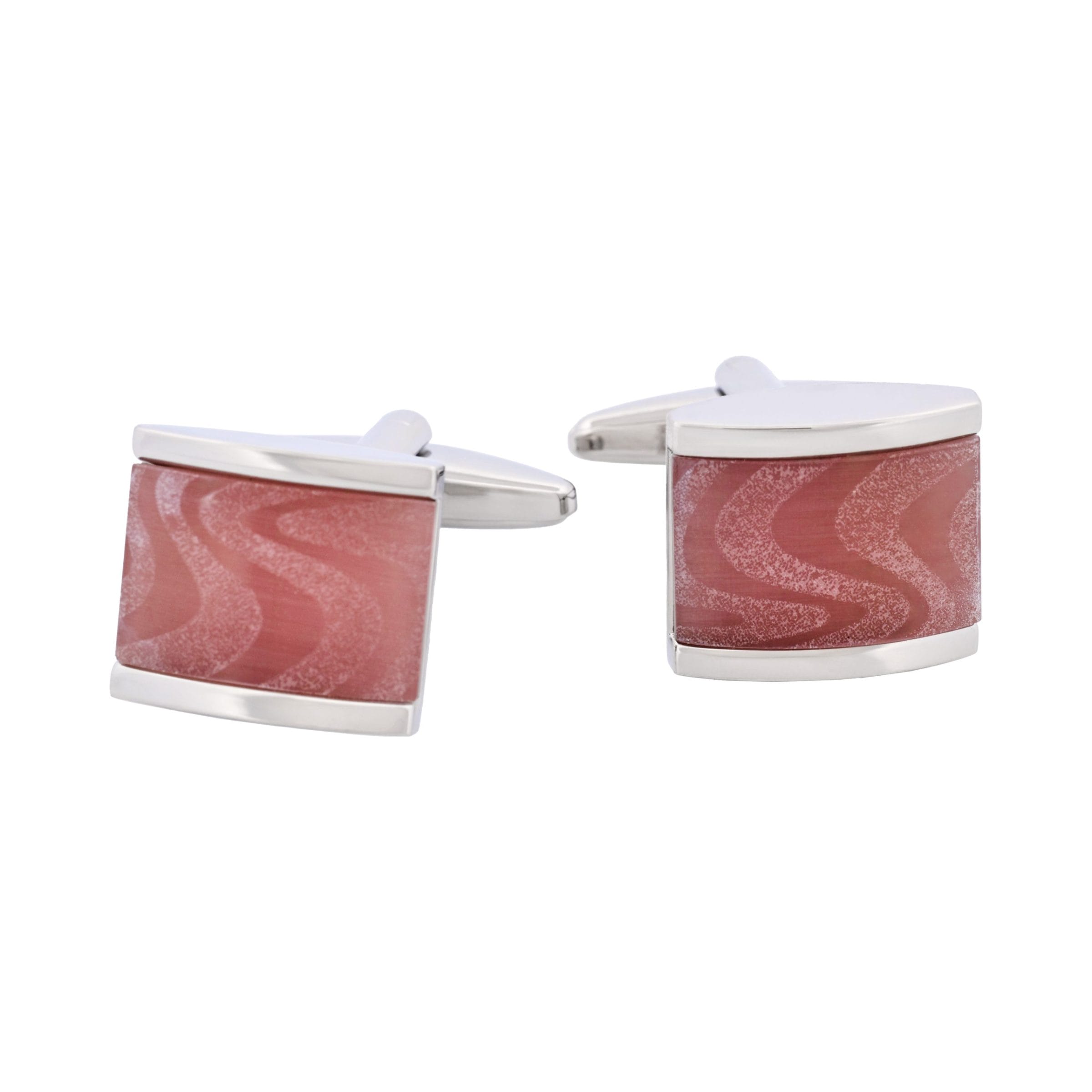 Lilac Cat's Eye Cufflinks