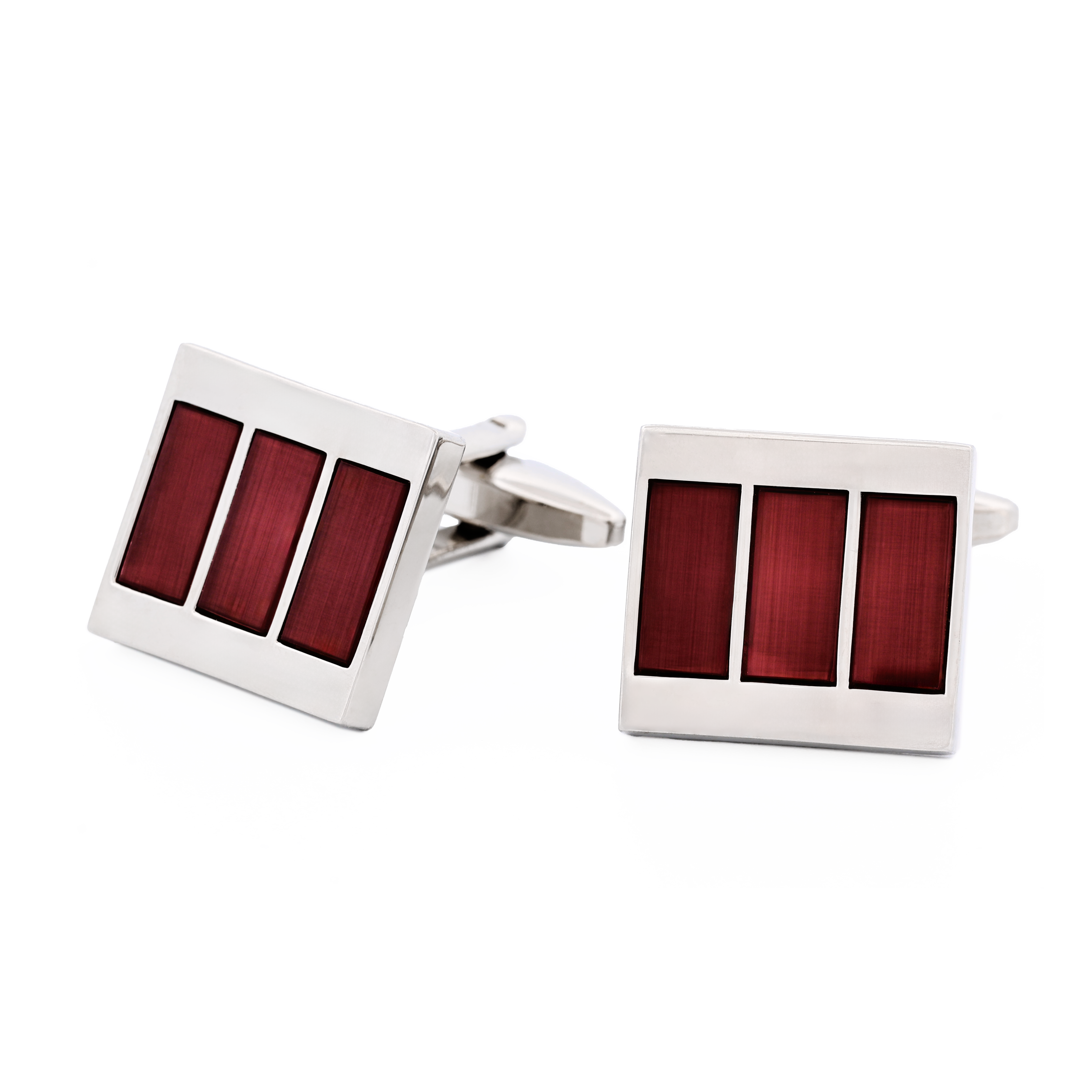 Purple Cat's Eye Cufflinks