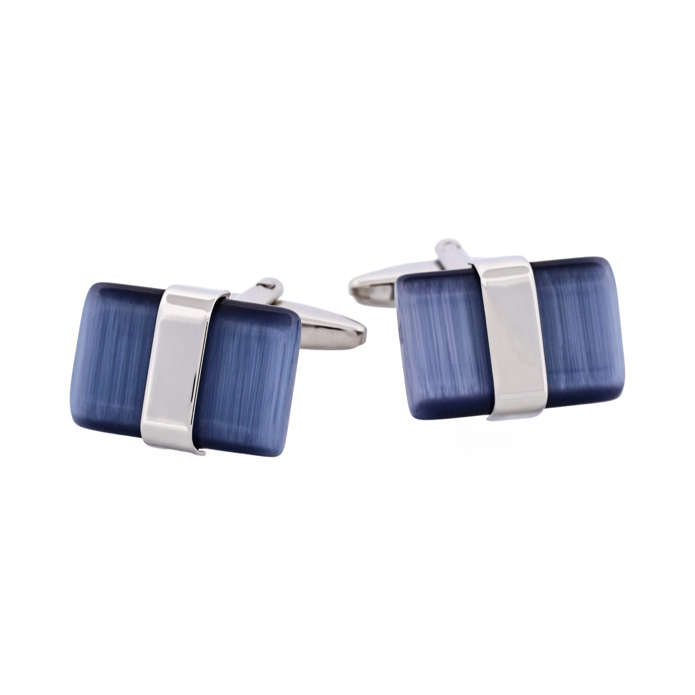 Grey Cat's Eye Cufflinks