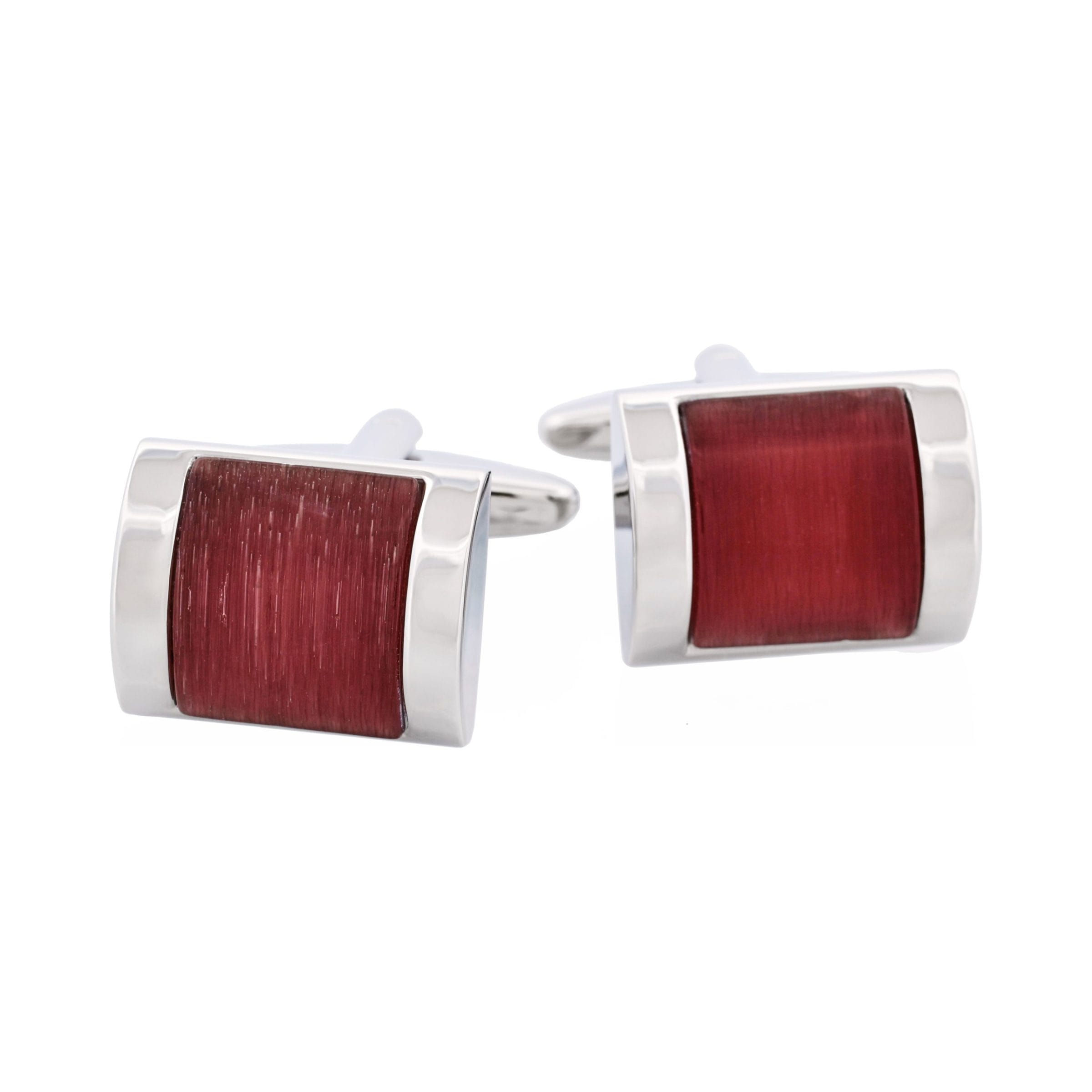 Purple Cat's Eye Cufflinks