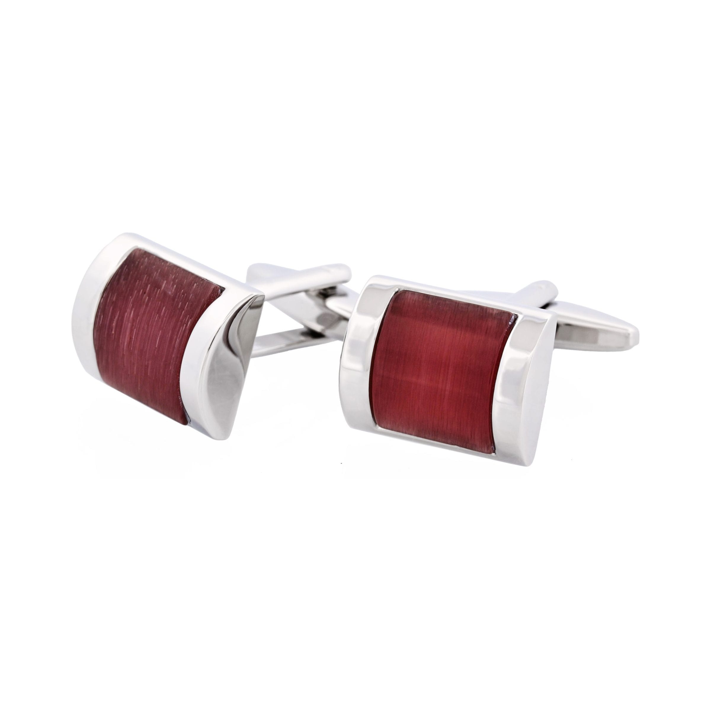 Purple Cat's Eye Cufflinks