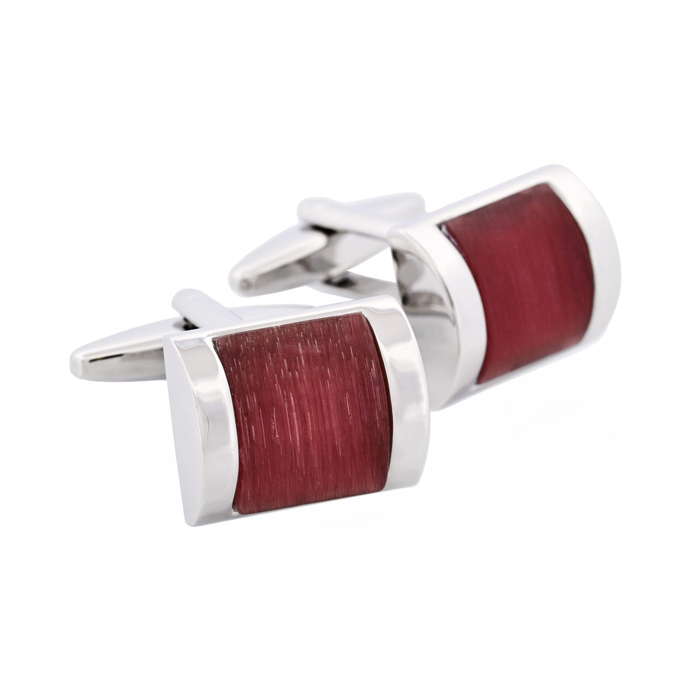 Purple Cat's Eye Cufflinks