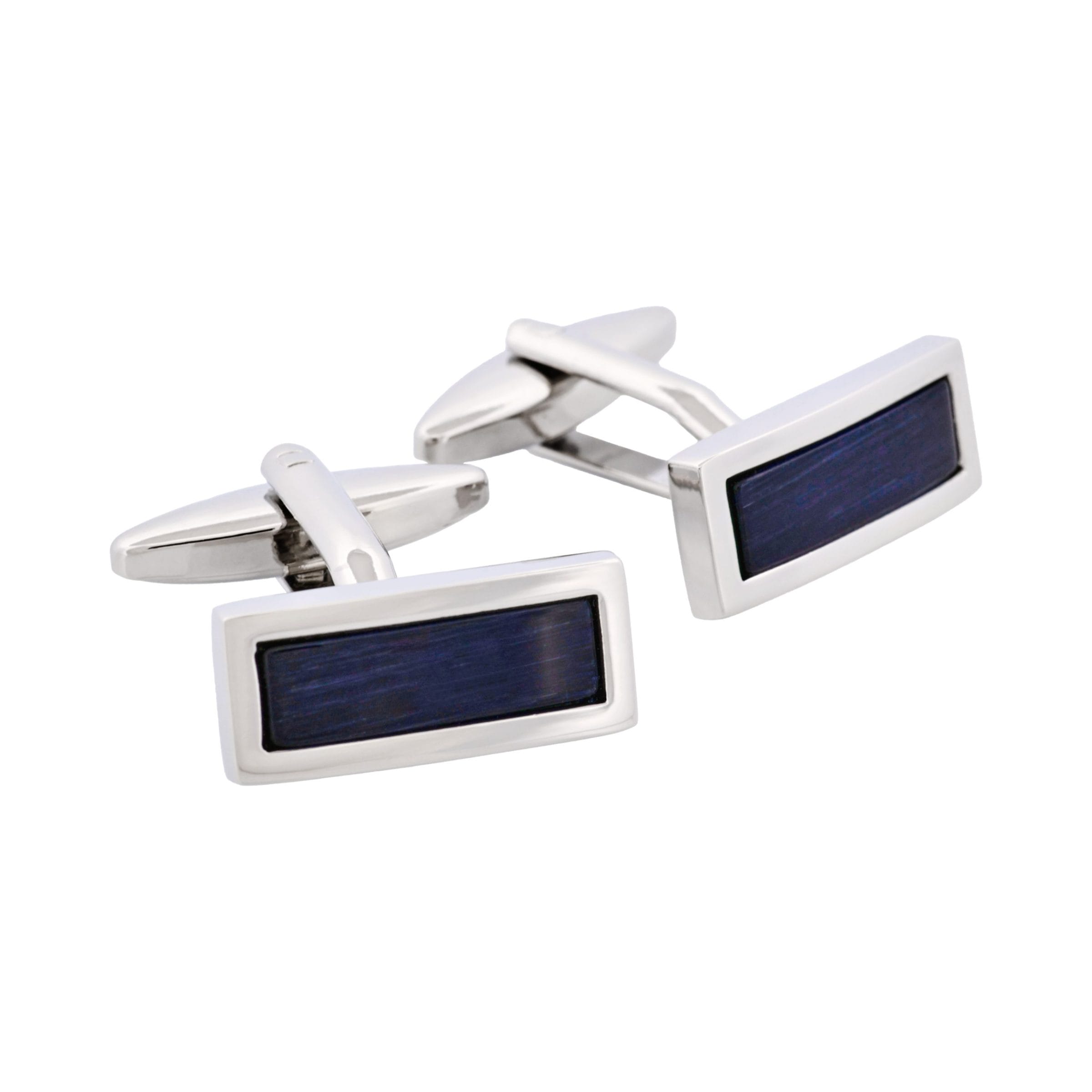 Cat's eye Cufflinks Navy