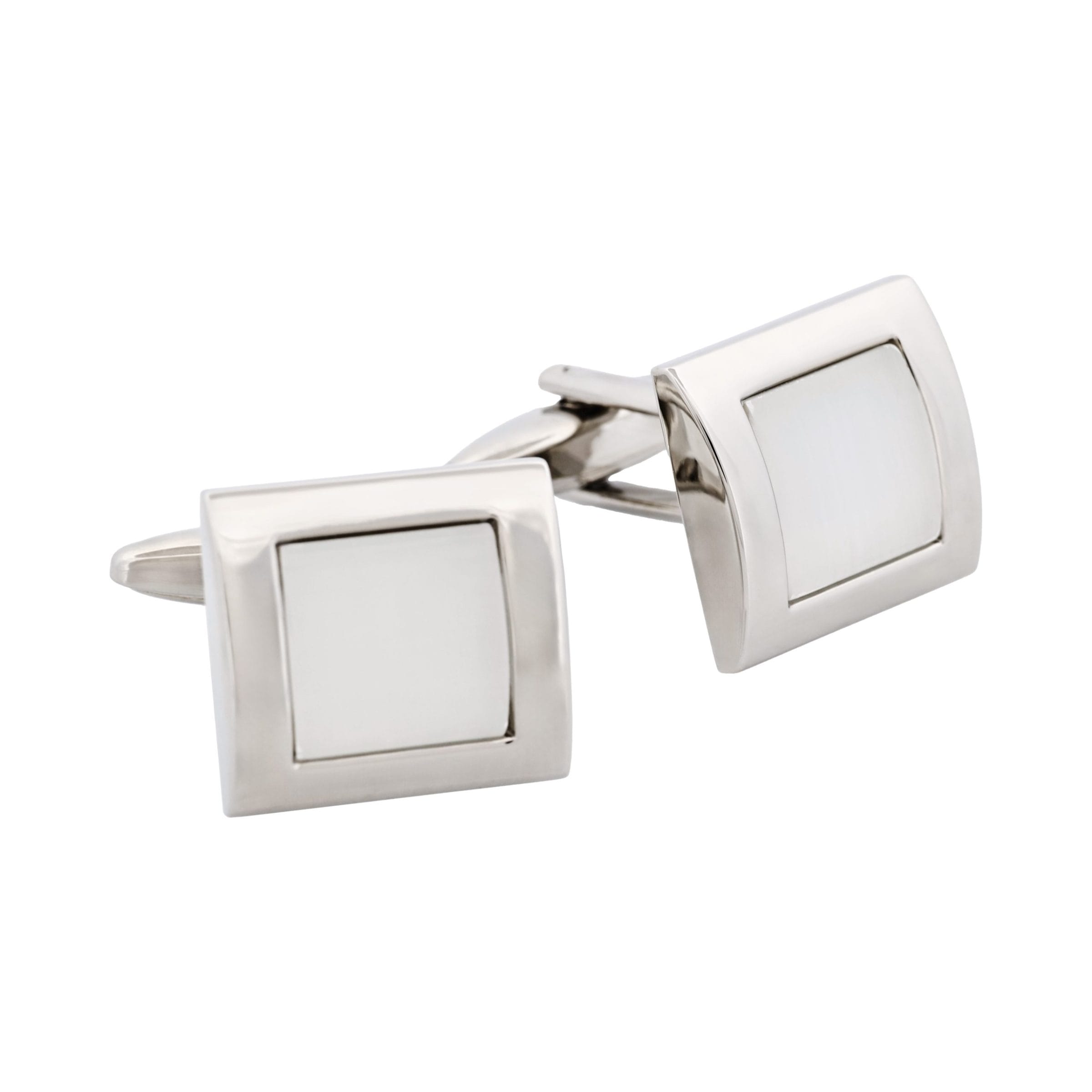 White cat's eye Cufflinks