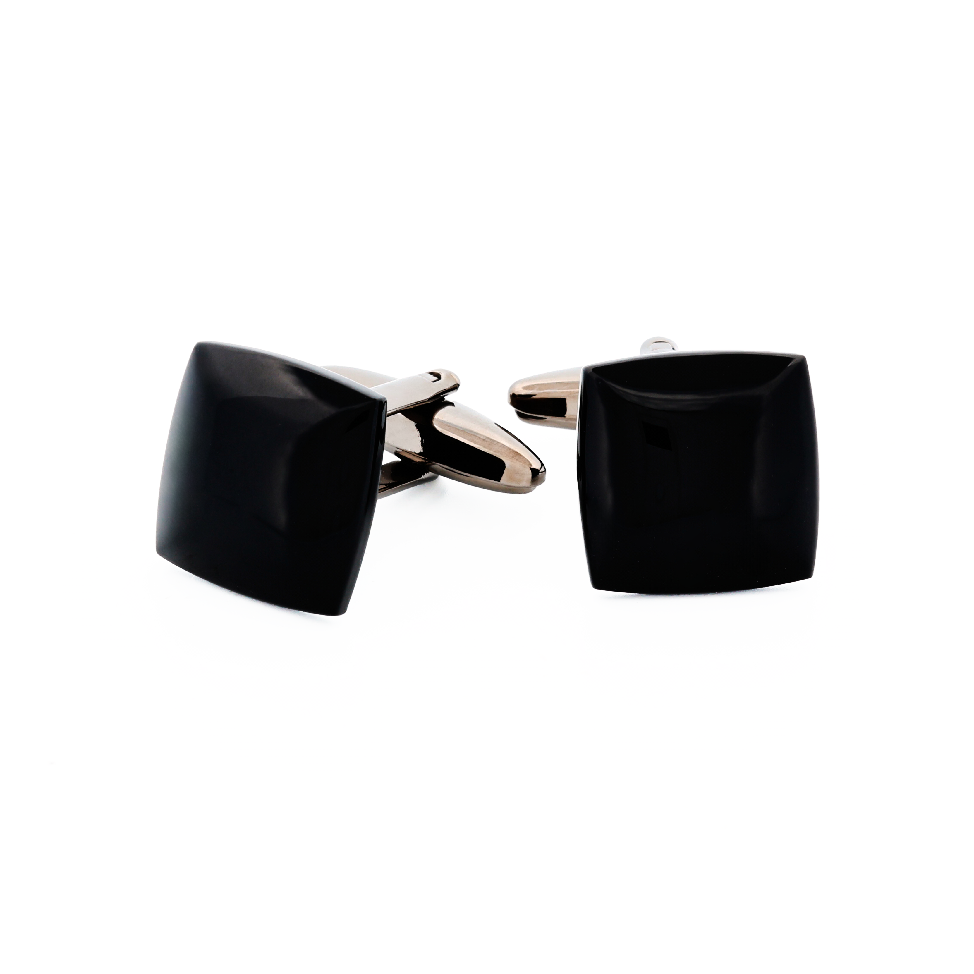 Black Cat's Eye Stone Cufflinks