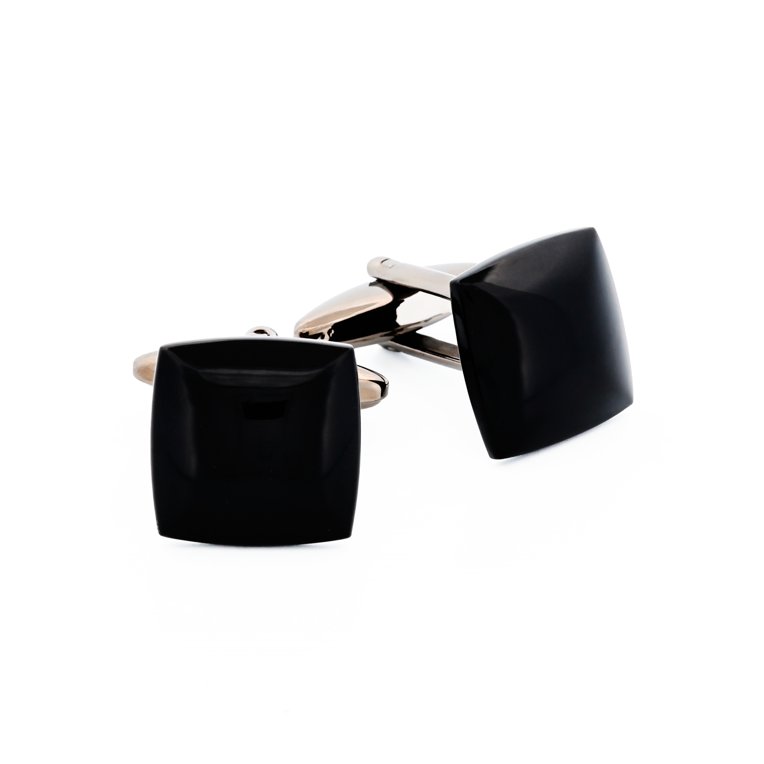 Black Cat's Eye Stone Cufflinks