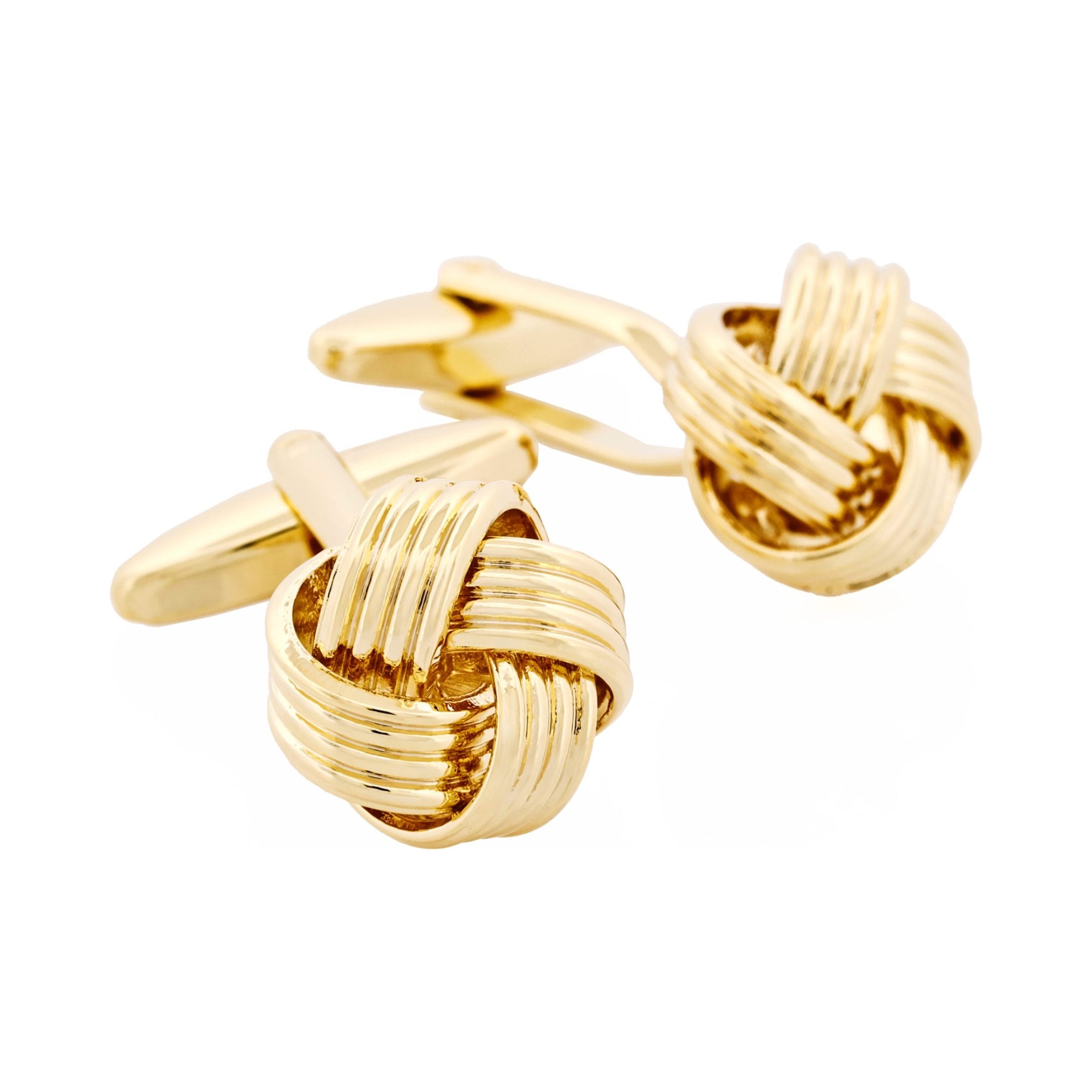 Gold Plated Knot Cufflinks