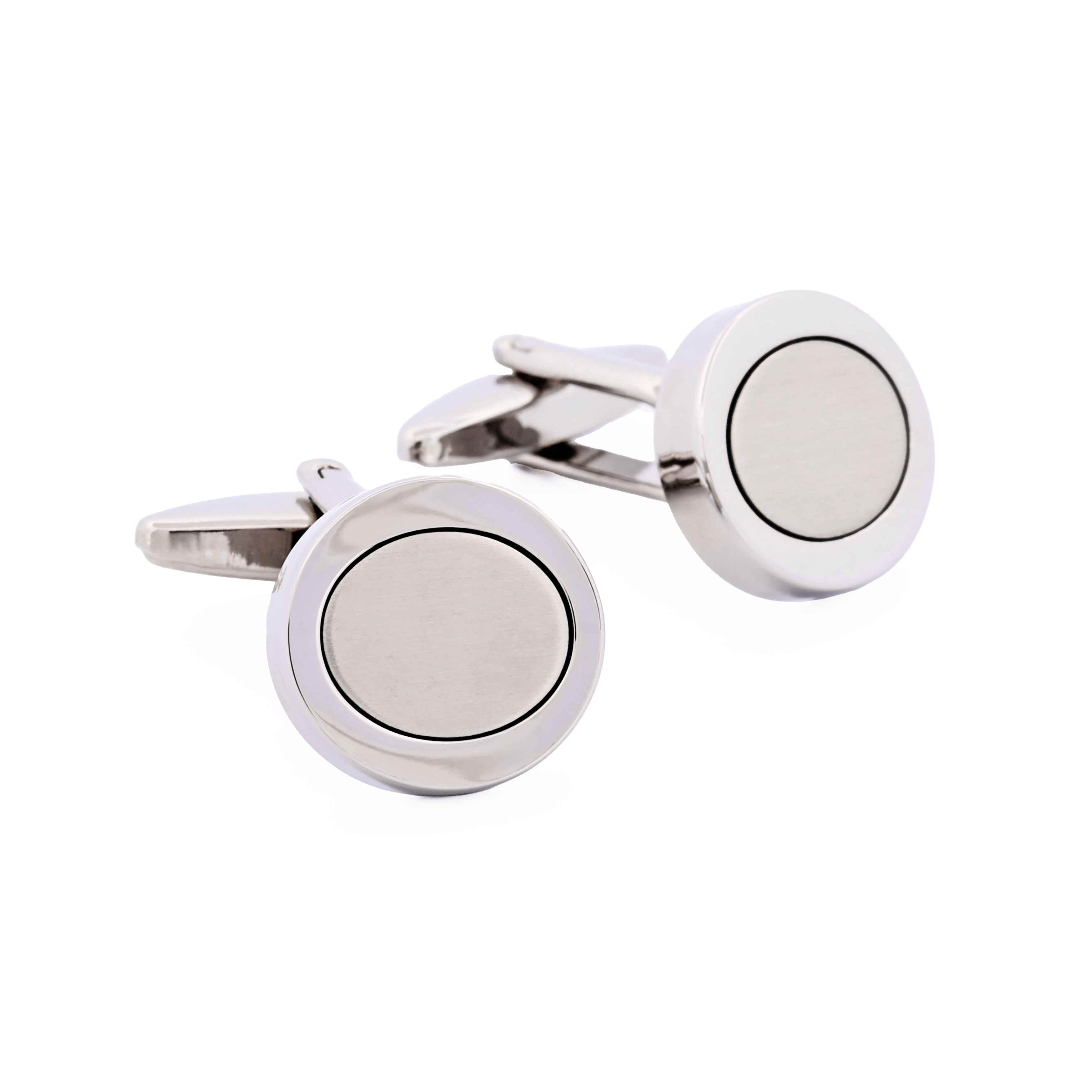 Rhodium Plated Cufflinks