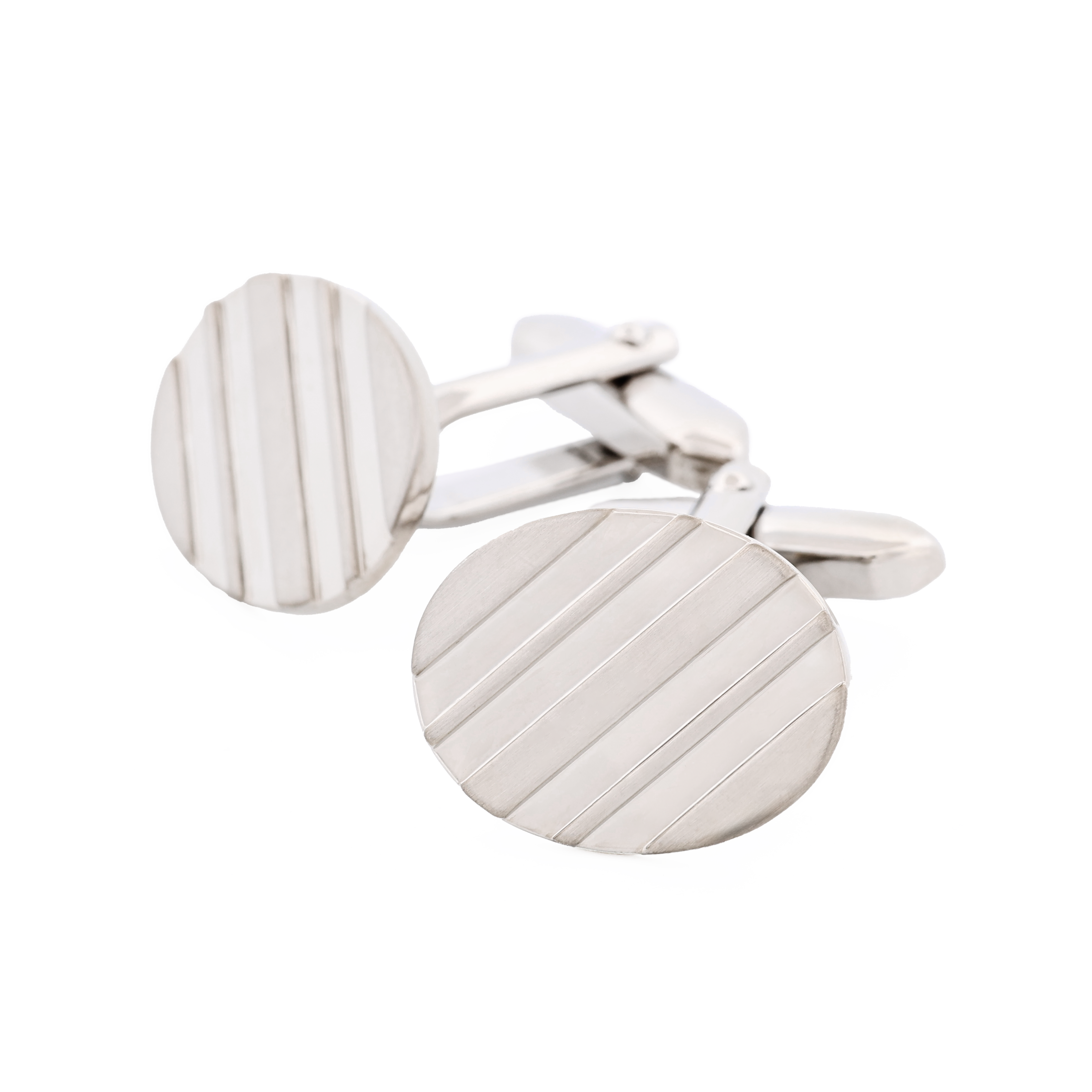 Rhodium Plated Cufflinks