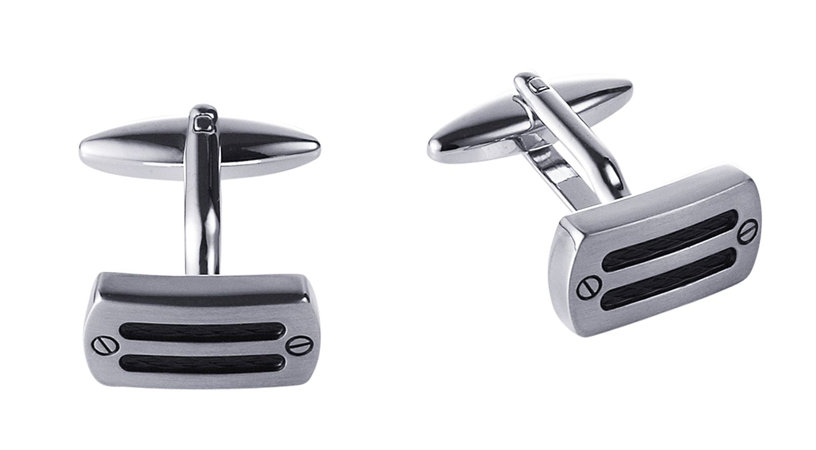 Rhodium Gun Metal Cufflinks