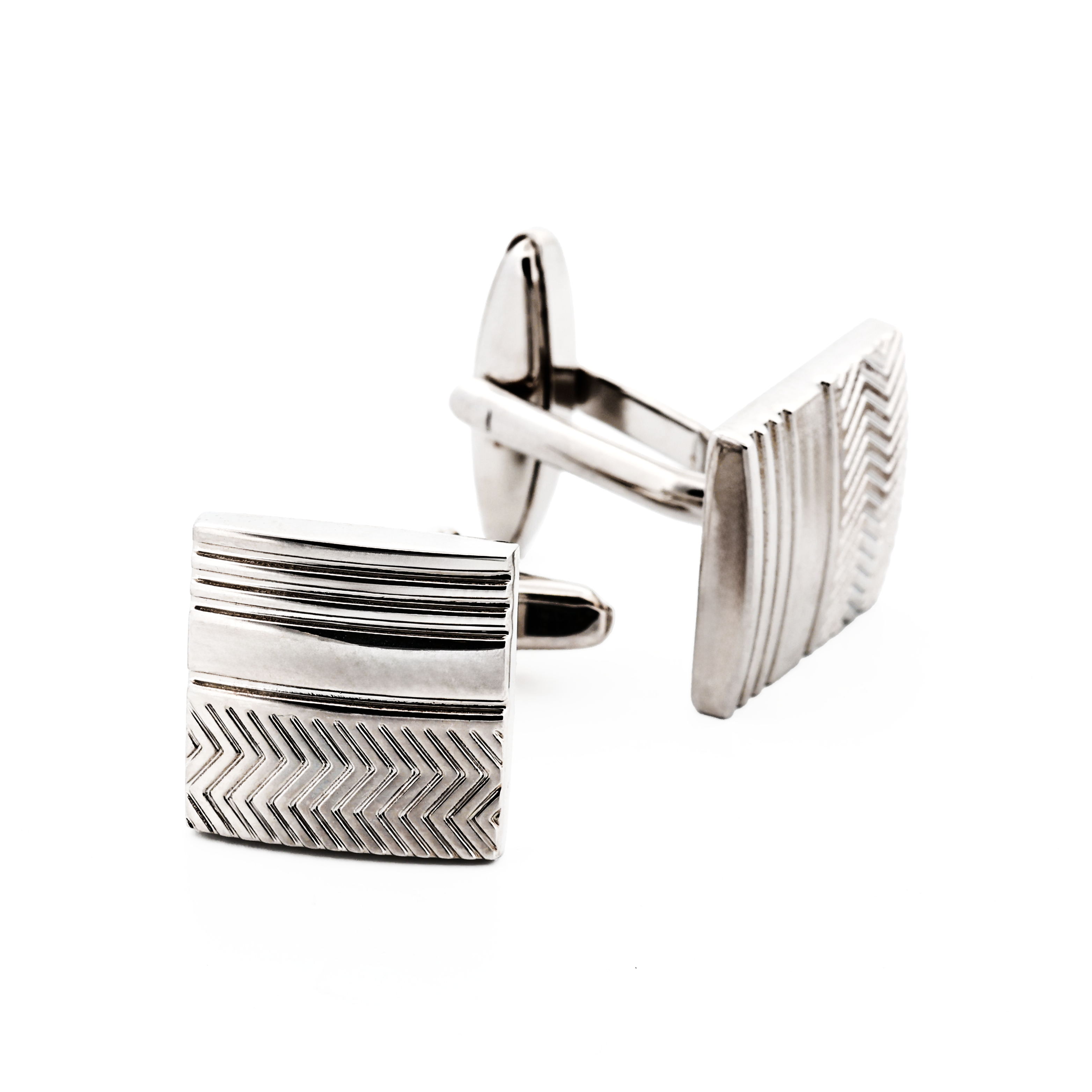Rhodium Cufflinks