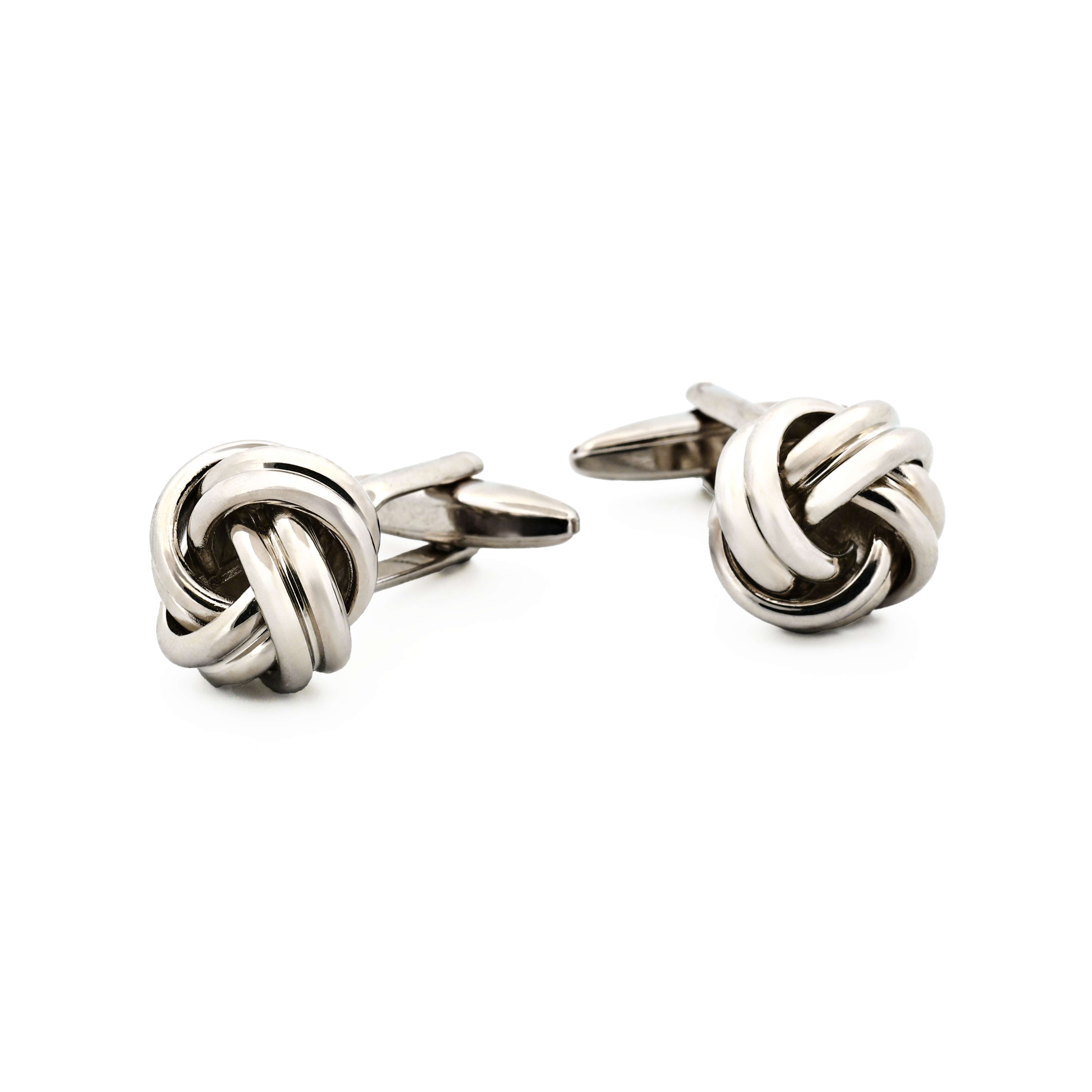 Rhodium Gun Metal Large Knots
