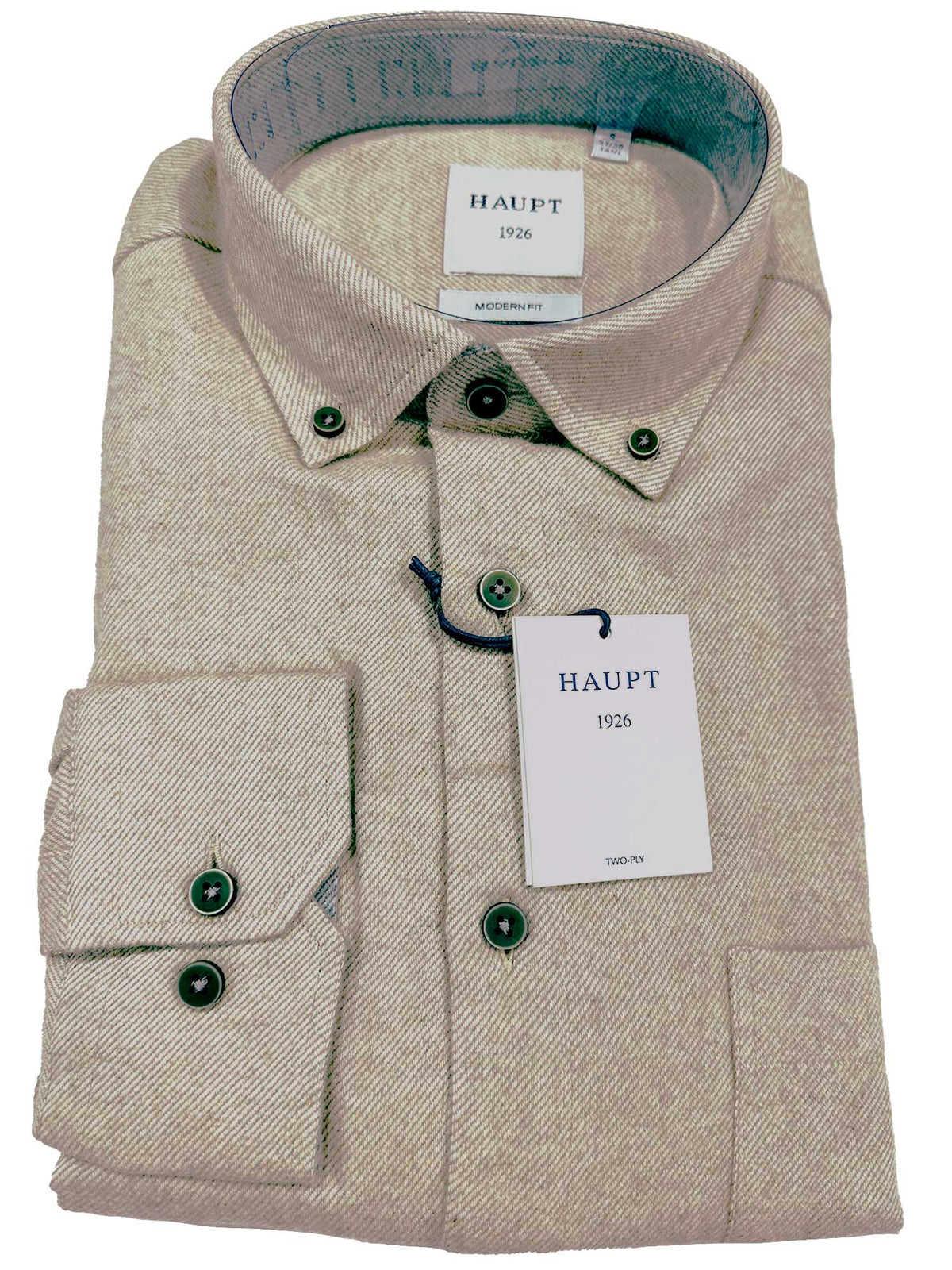 2414-82  https://harrysformenswear.com.au/products/2414-82  For almost a century, Haupt Fashion Group has been producing quality and creative textiles. Our collections are designed for quality and comfort, resulting in unique details. Well-known worldwide, we now deliver to Harrys. All Cotton Flanell Designed in Europe Modern Fit Chest Pocket