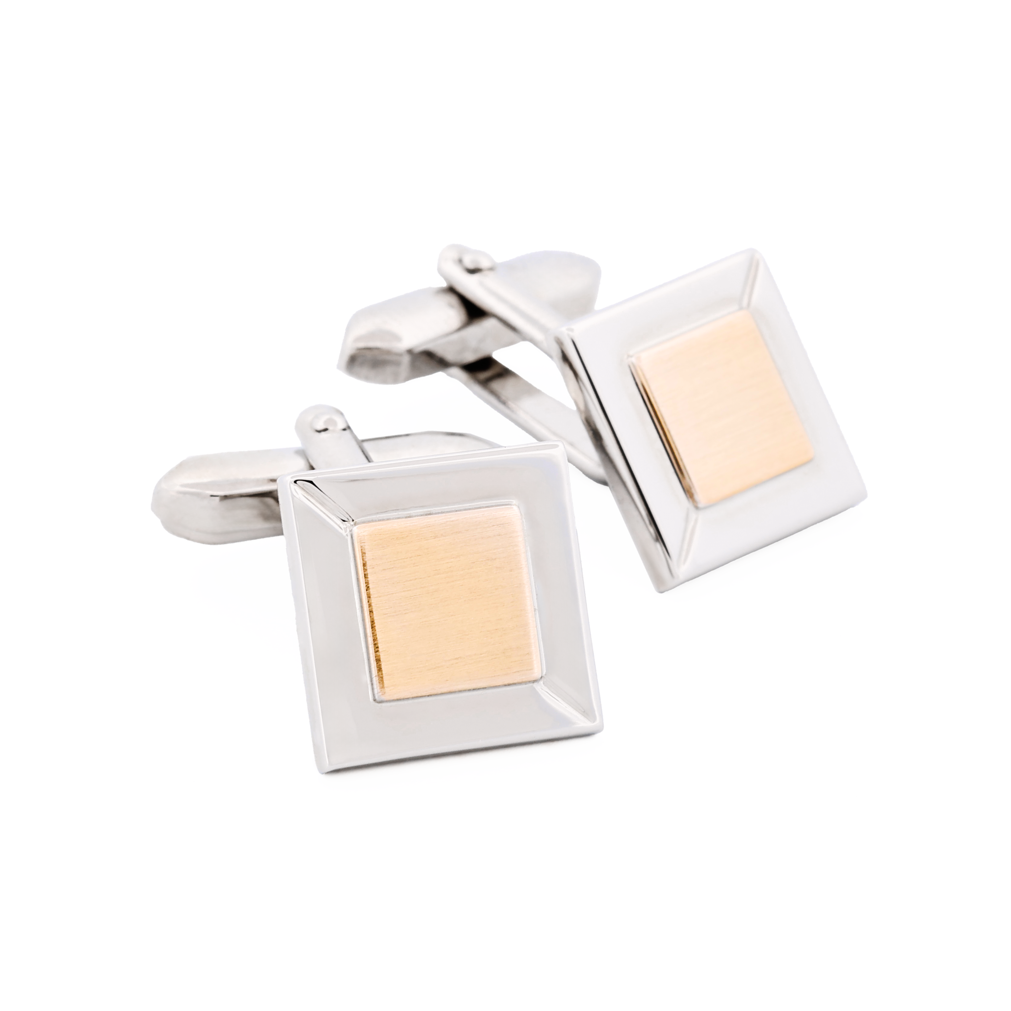 Rhodium Gold Plated Cufflinks
