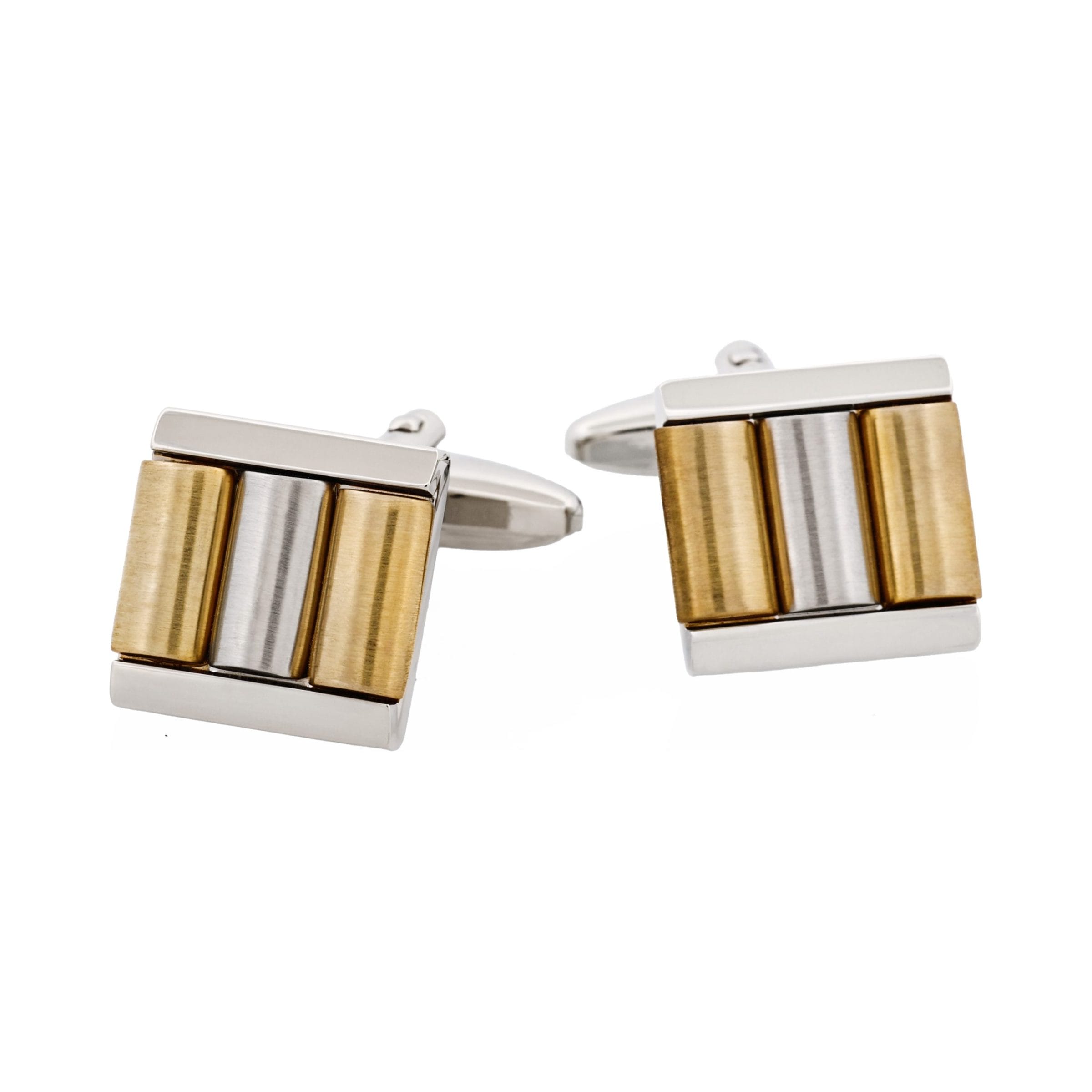 Rhodium & Gold Plated Cufflinks