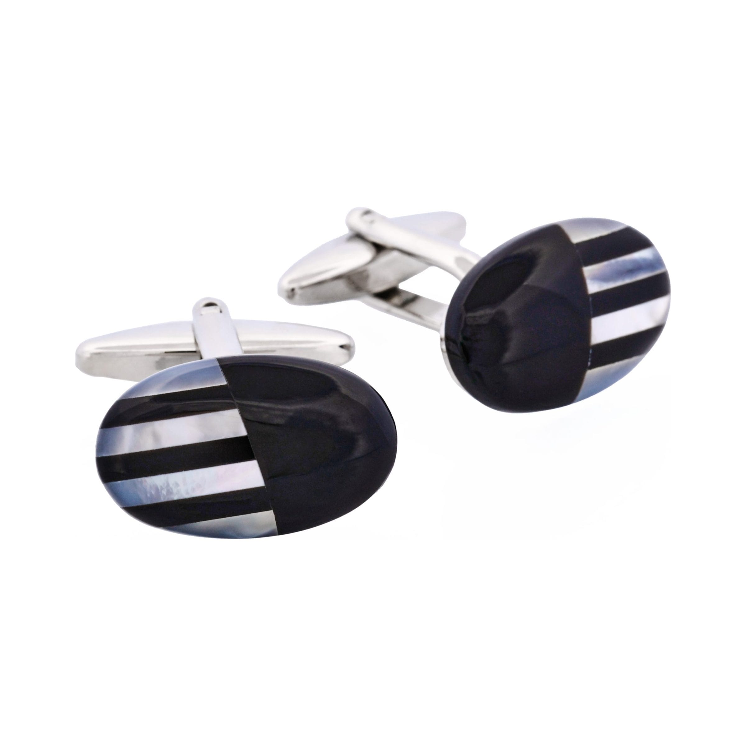 Mop & Onyx Oval Cufflinks