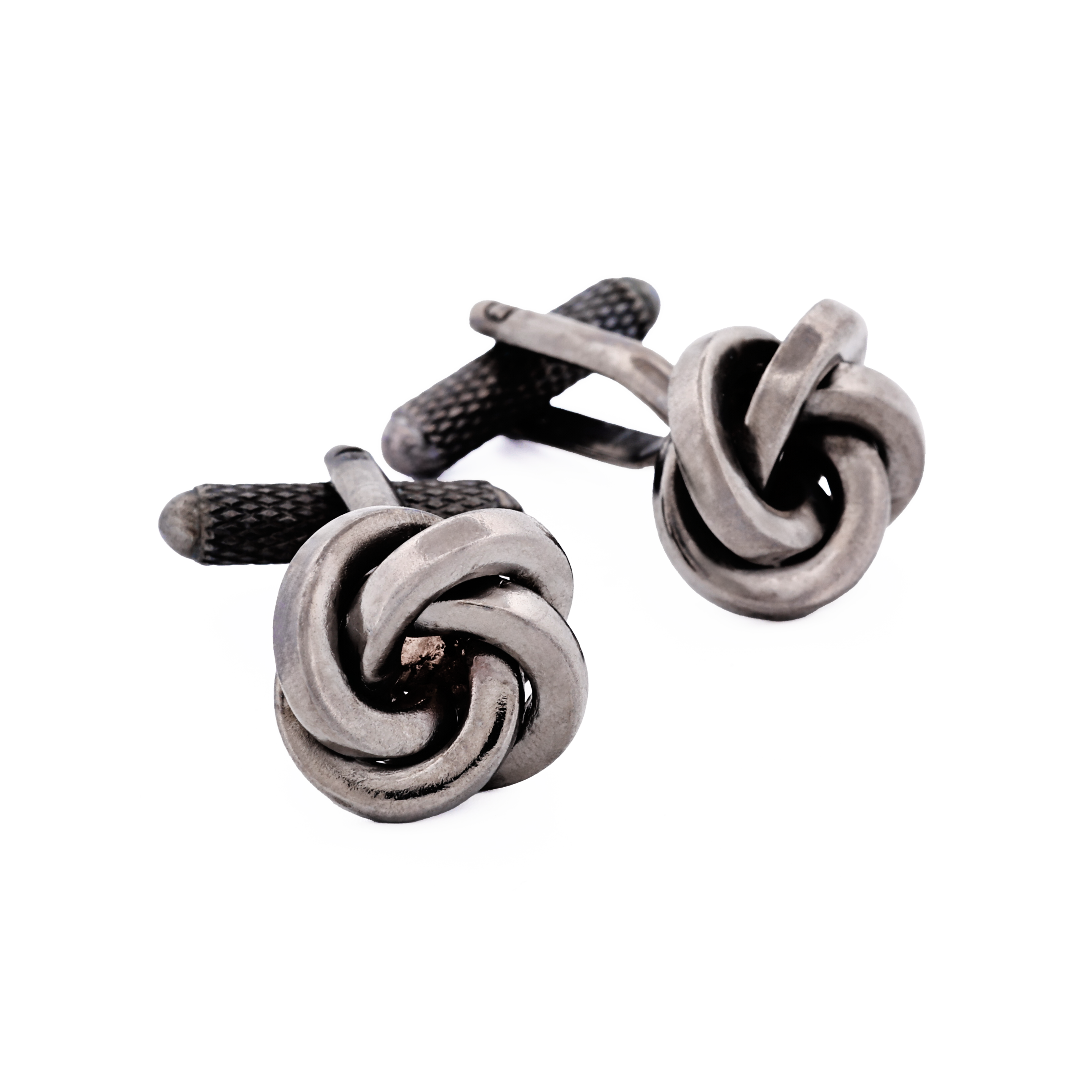 Gun Metal Knot Cufflinks