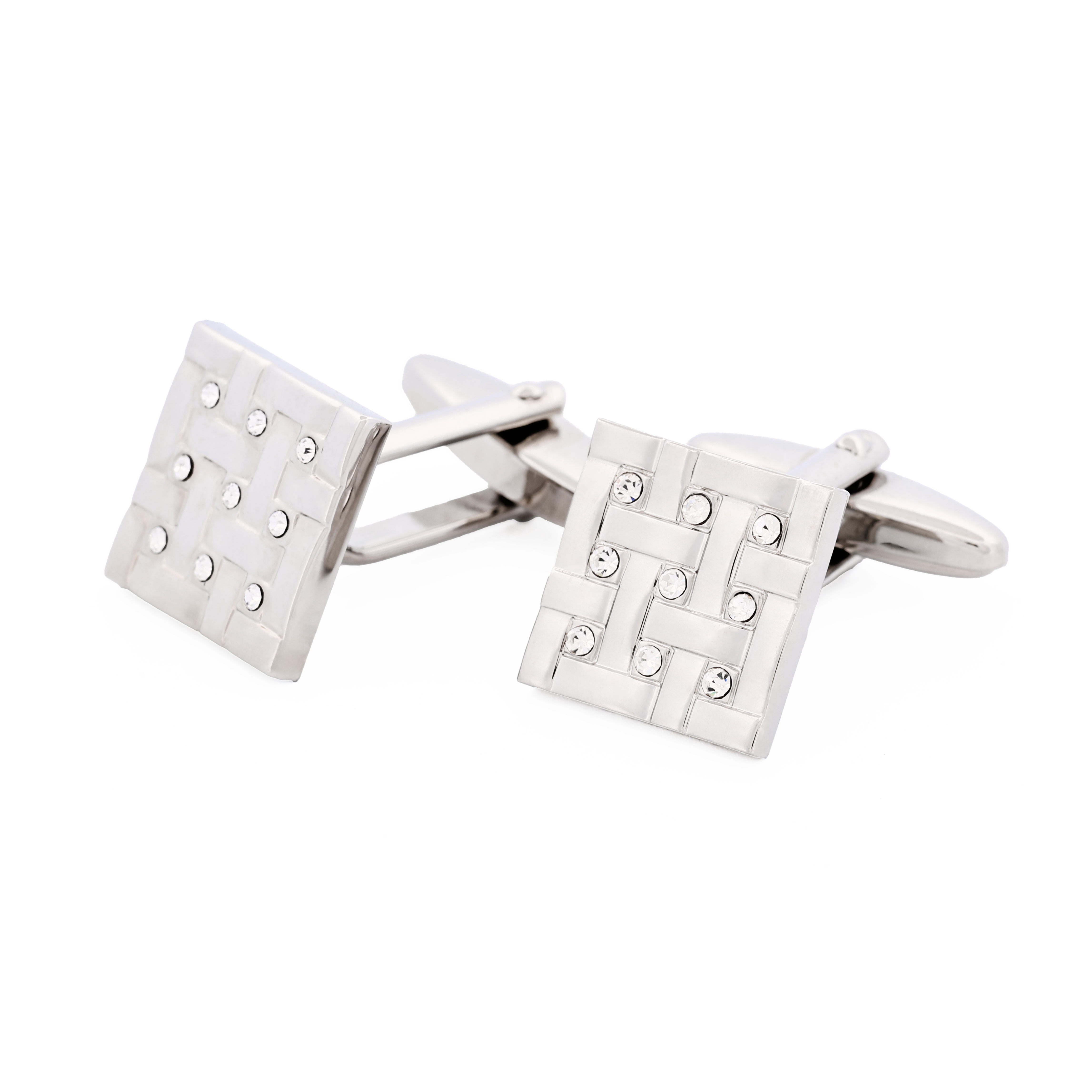 Rhodium Plated Cufflinks