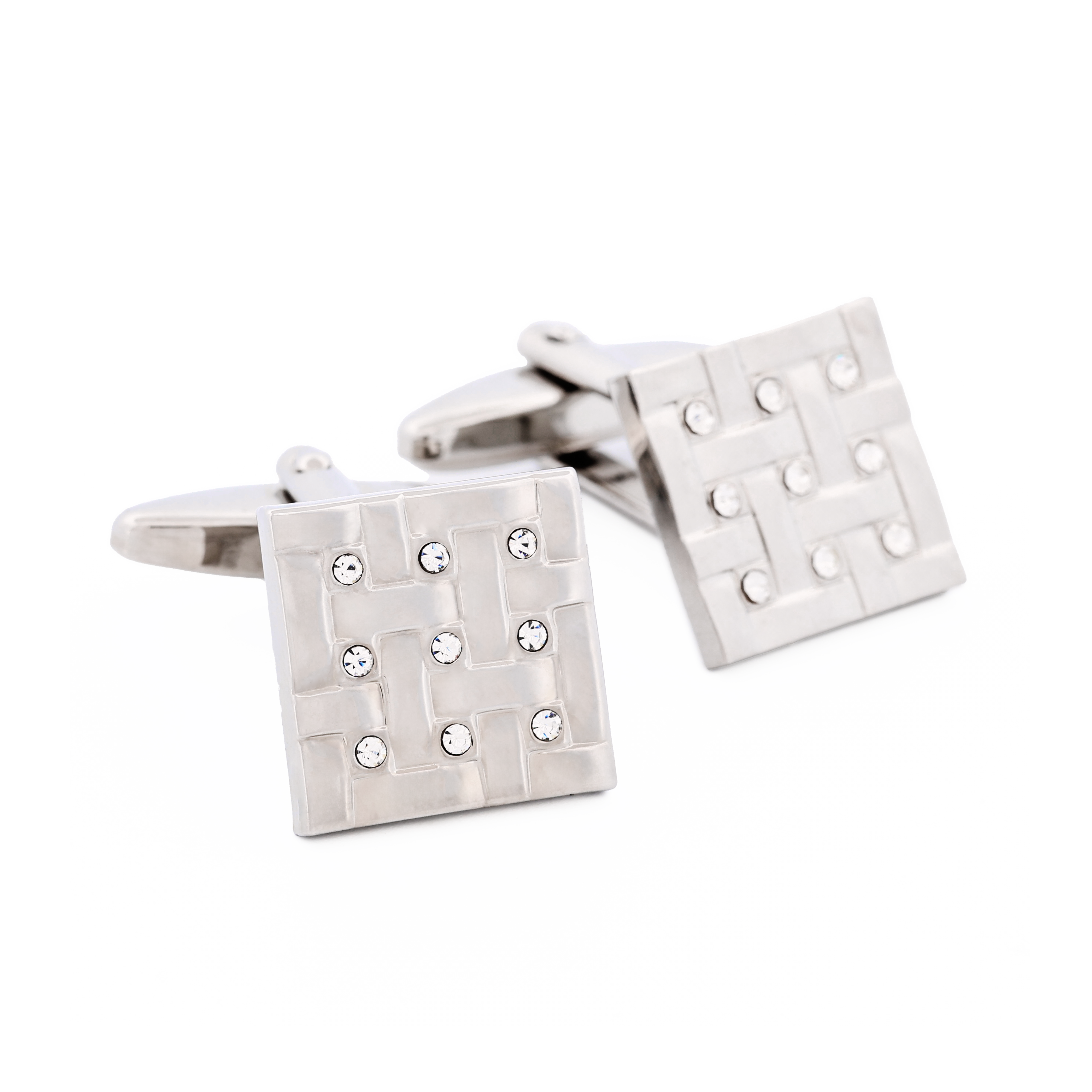 Rhodium Plated Cufflinks