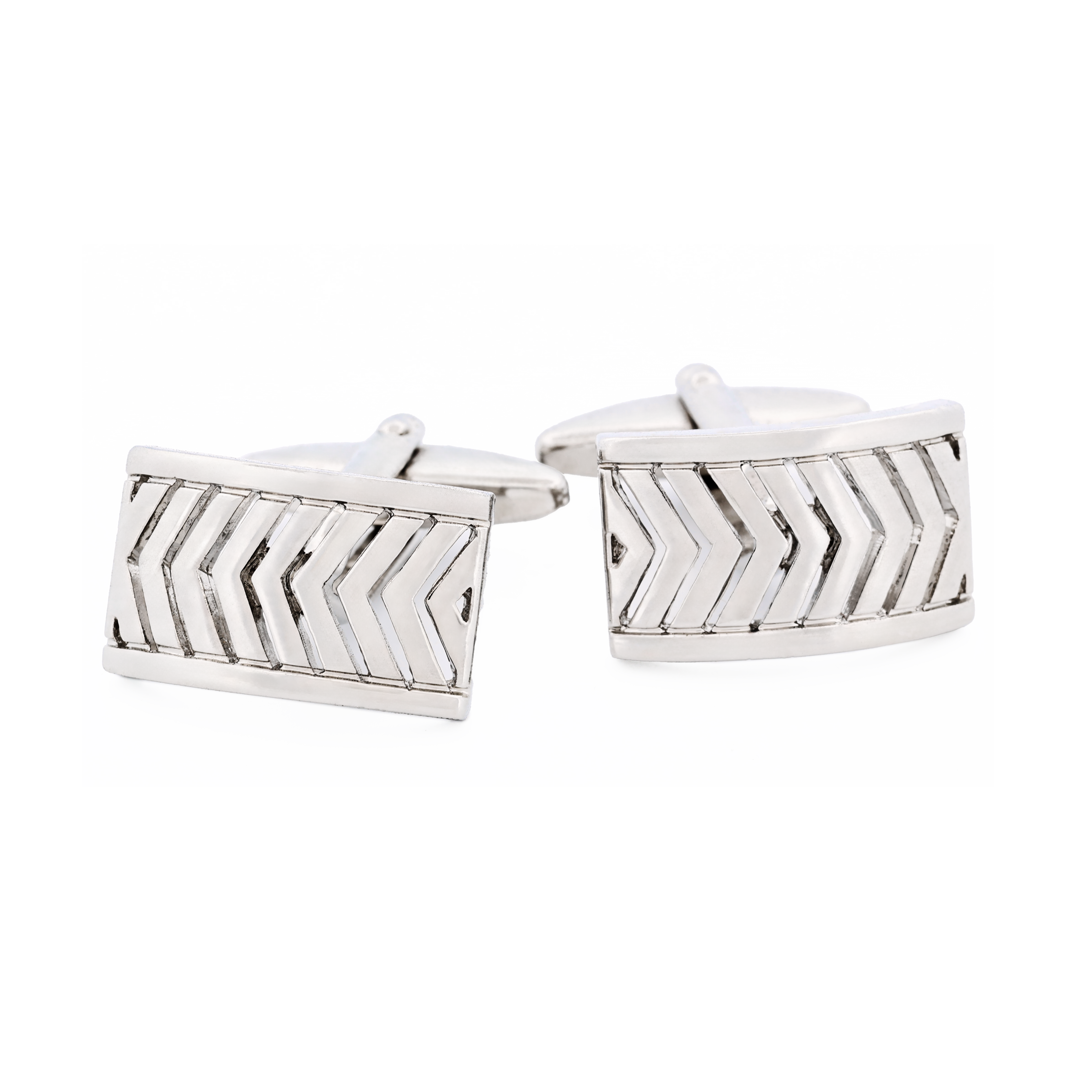 Rhodium Plated Cufflinks