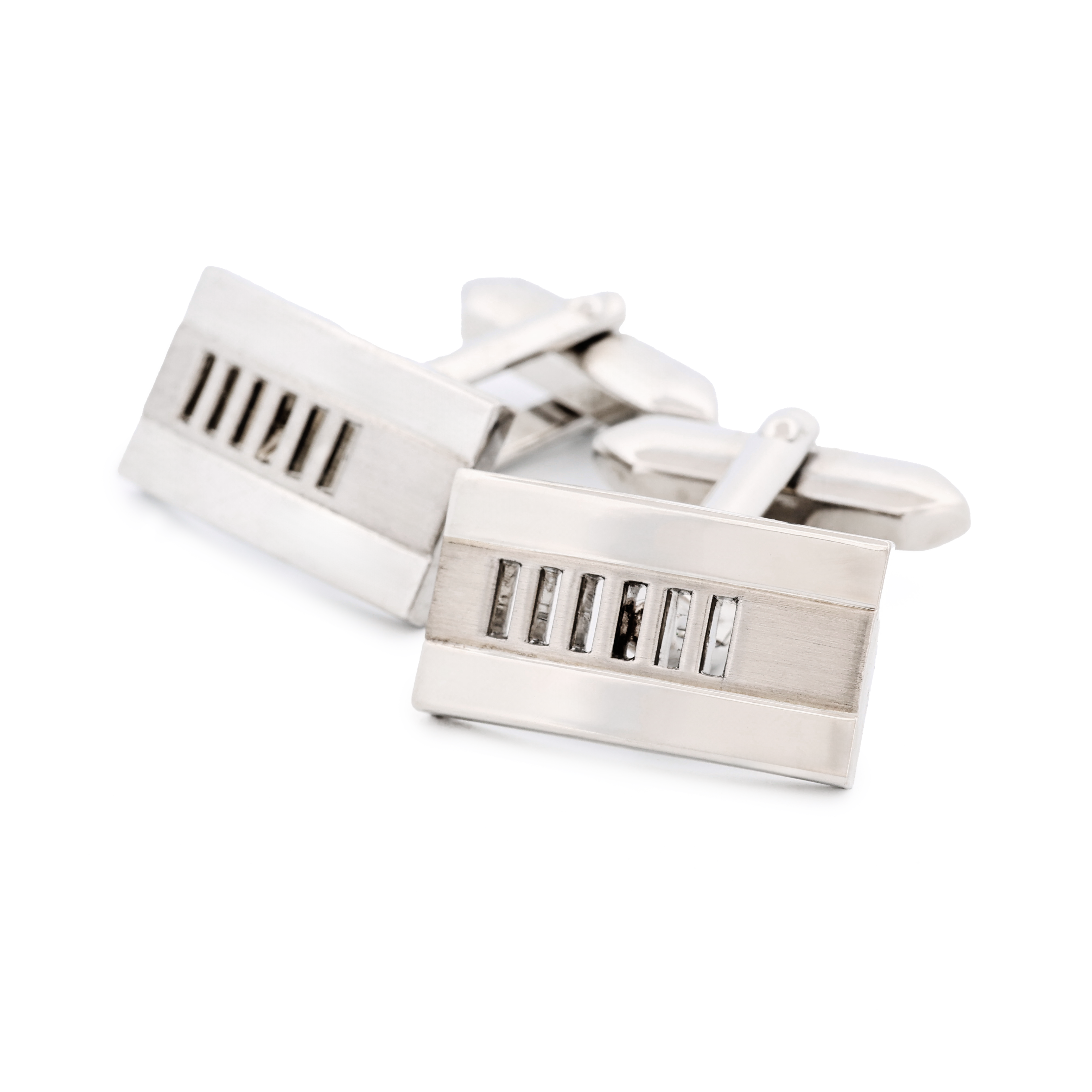 Rhodium Plated Cufflinks