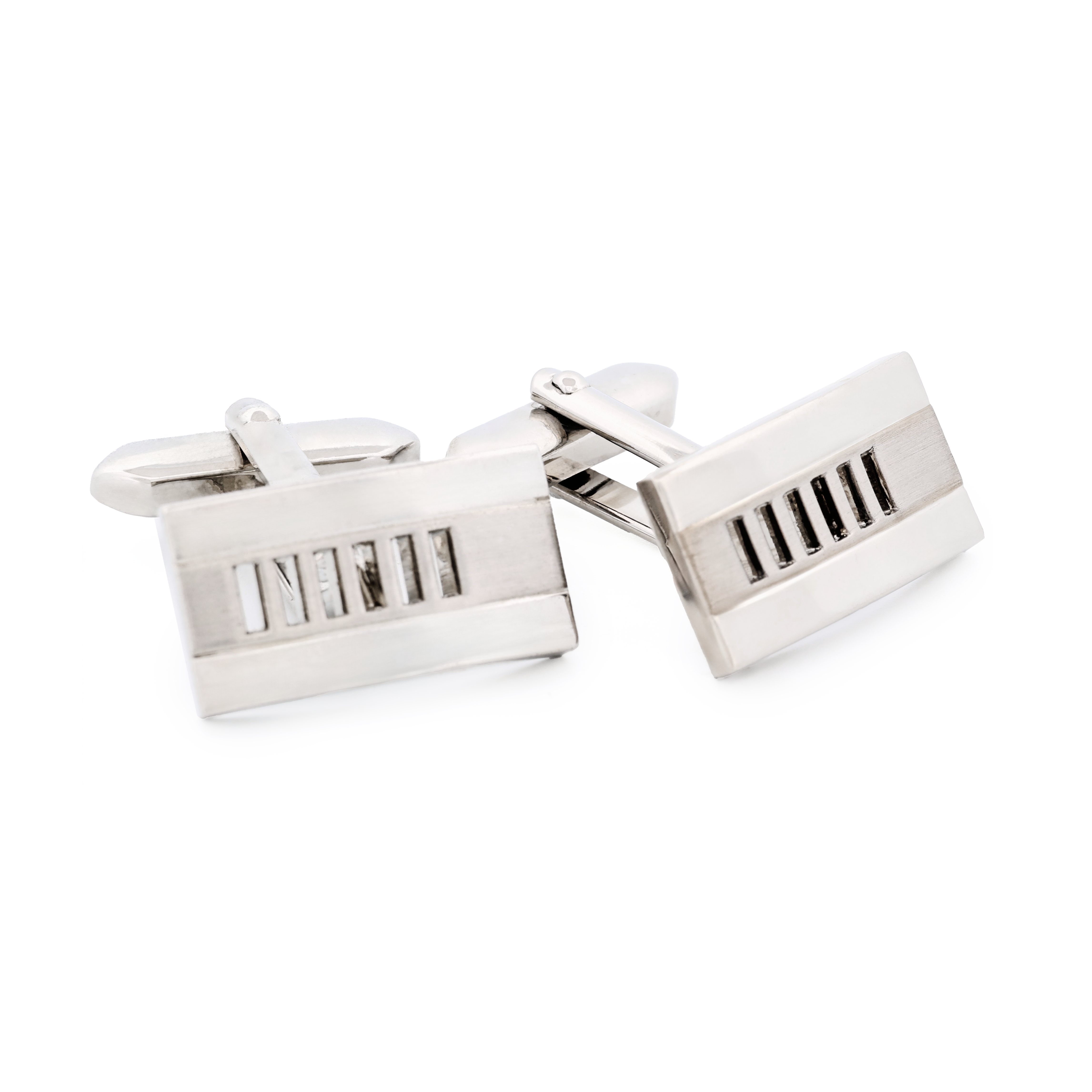 Rhodium Plated Cufflinks