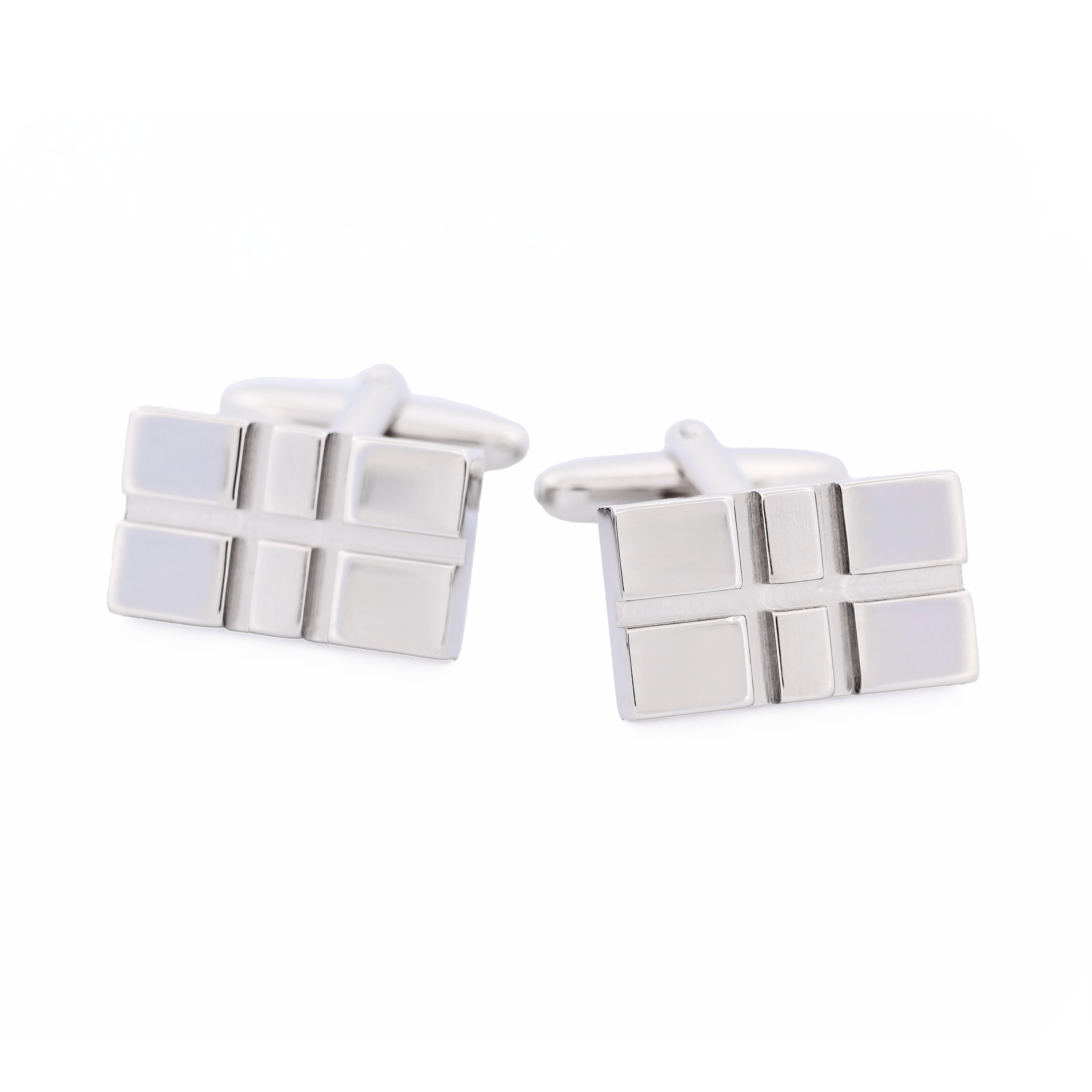 Rhodium Plated Cufflinks